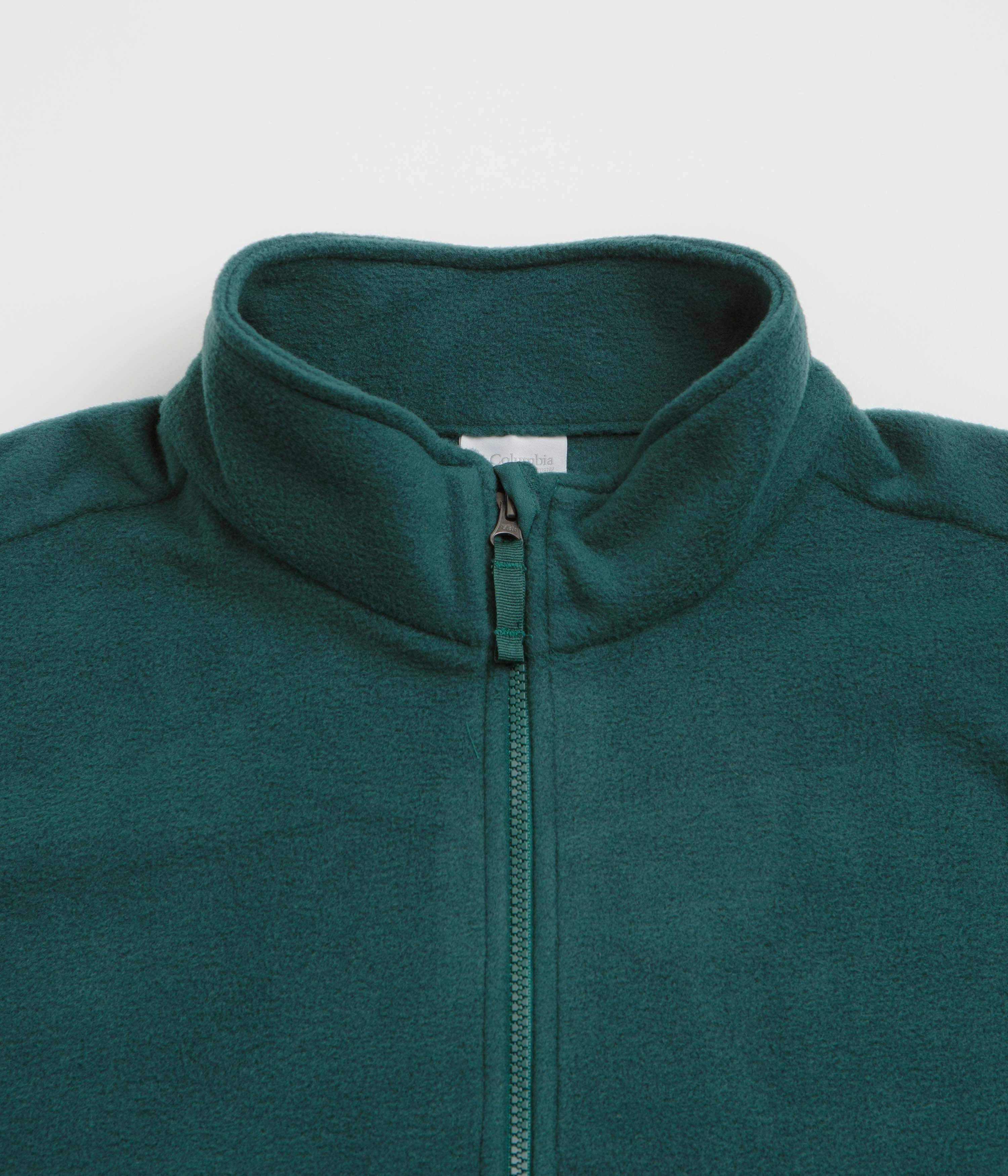 Stretch Fabric Columbia Bent Bough 1/2 Zip Fleece - Midnight Teal