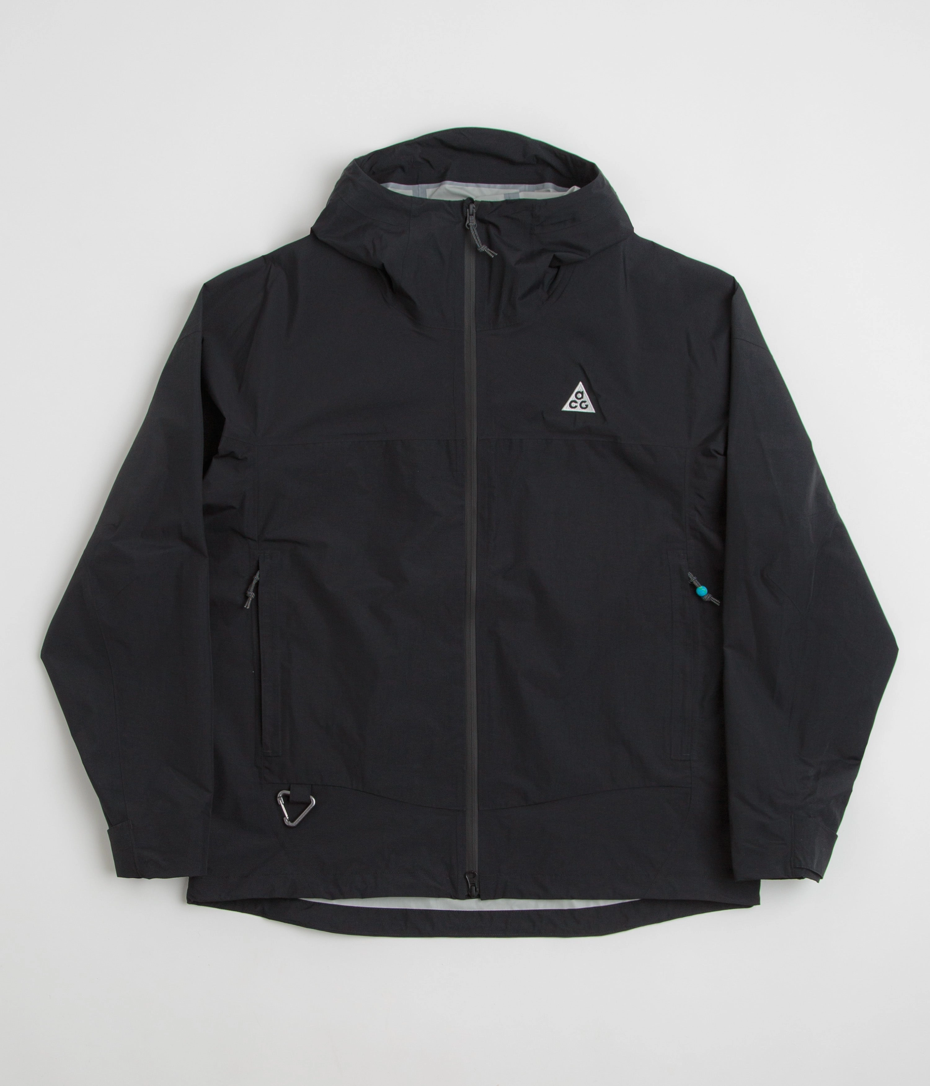 Nike ACG Morpho Rain Jacket - Black / Black / Summit White Urban Fit Biker