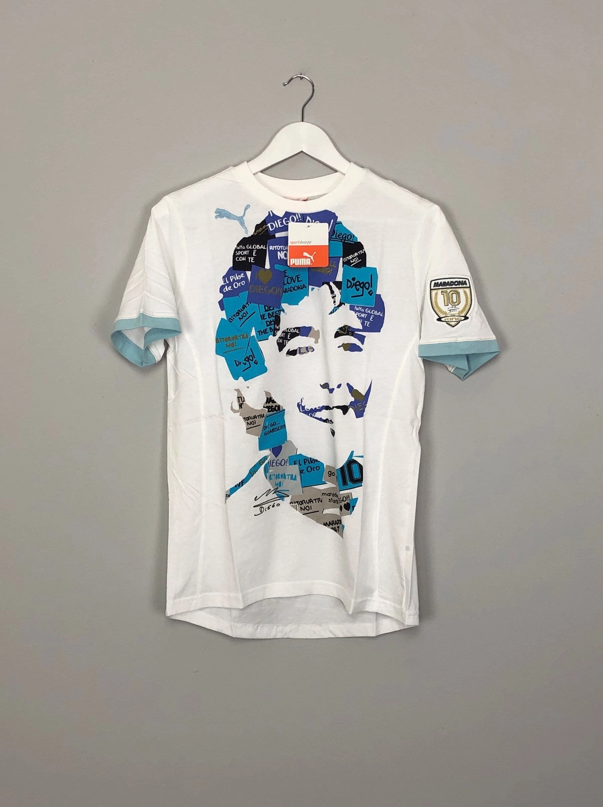 2010 Puma King Maradona Graphic Tee (Kids Sizes) Cool Look