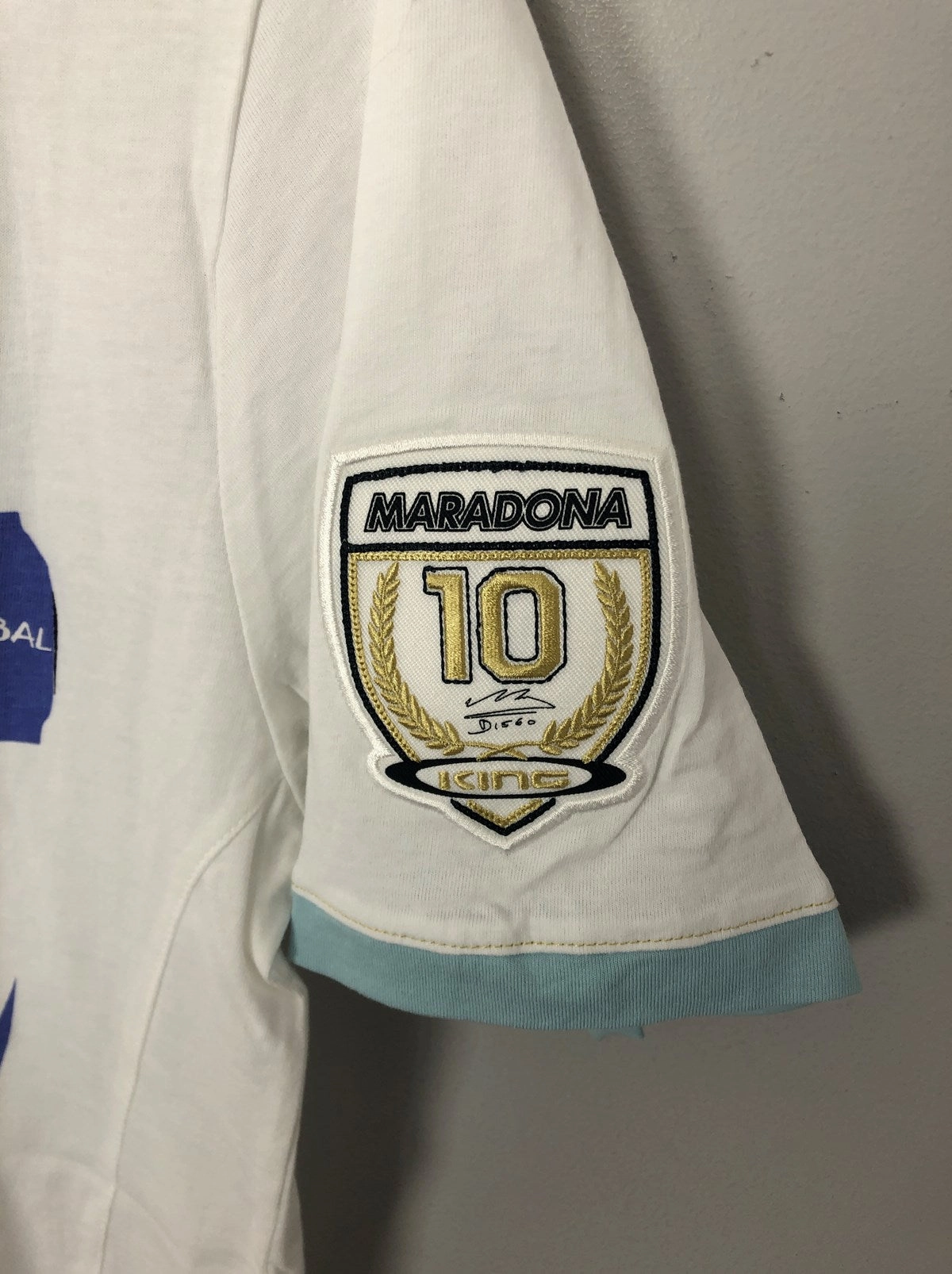 2010 Puma King Maradona Graphic Tee (Kids Sizes) Elasticized Cuffs Lightweight Design