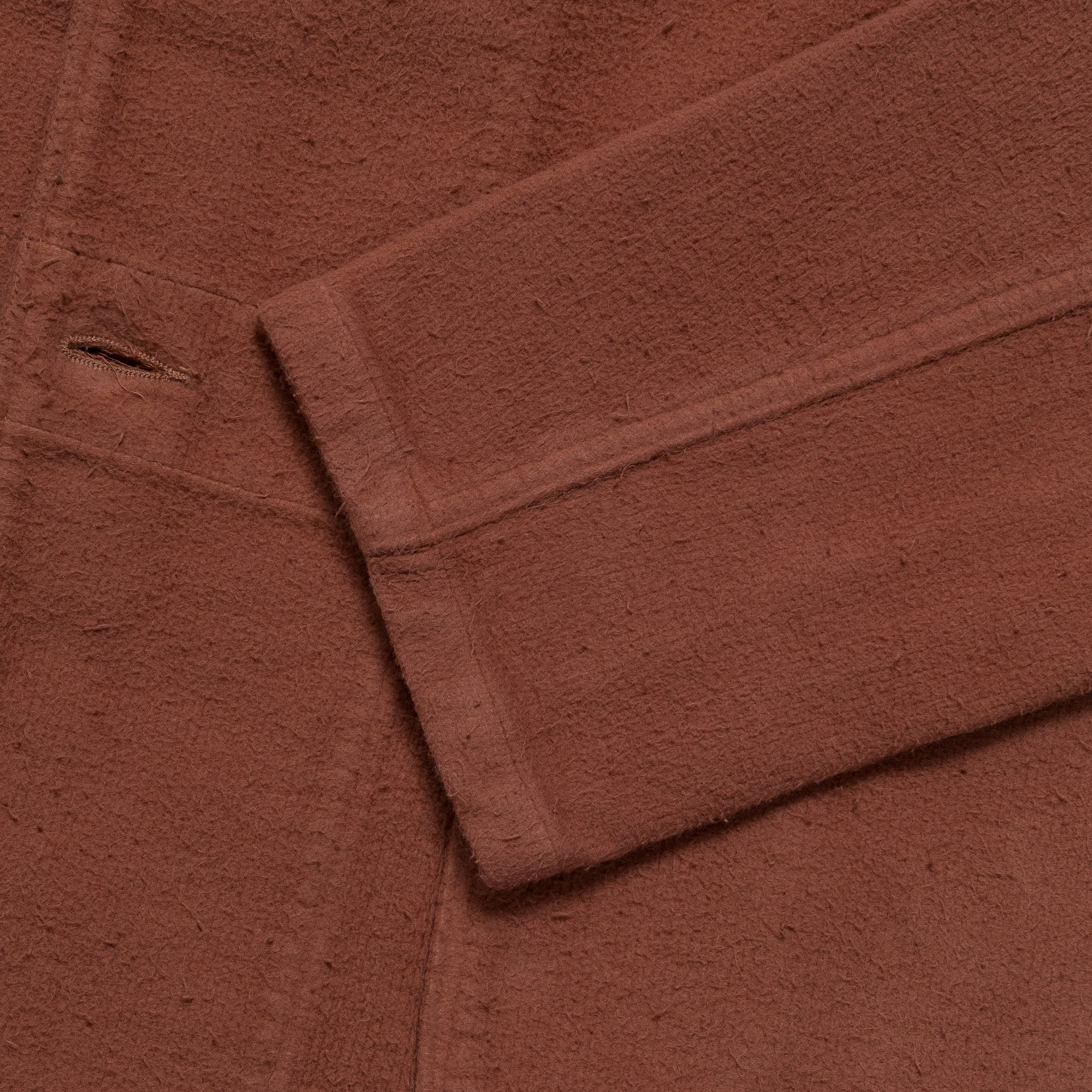 Napped Heat-Corduroy HOSPITAL JKT - Soho Brick Practical Cold Piece Non Irritating Lining