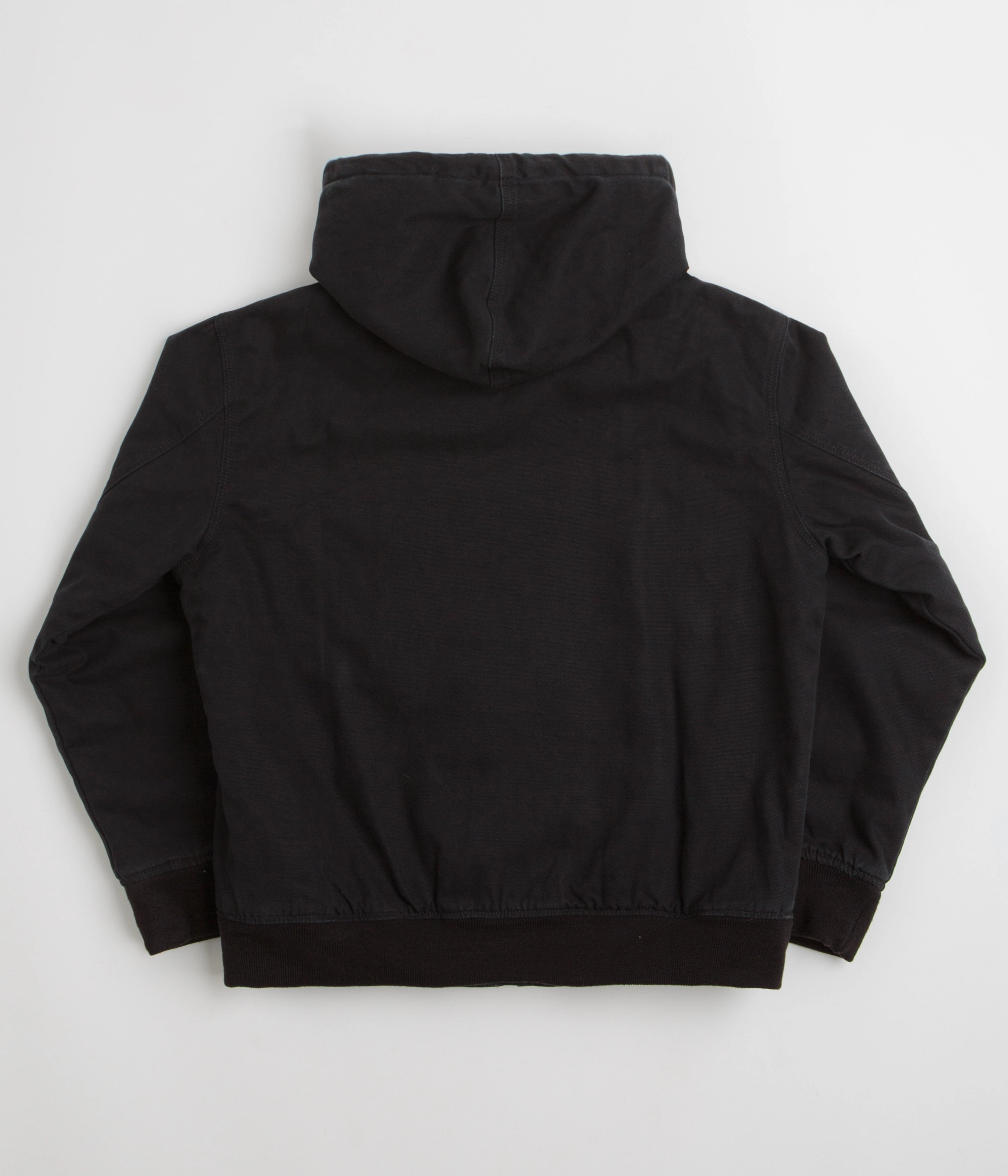 Dickies Hilham Hooded Canvas Jacket - Black Low Profile Fasteners Christmas