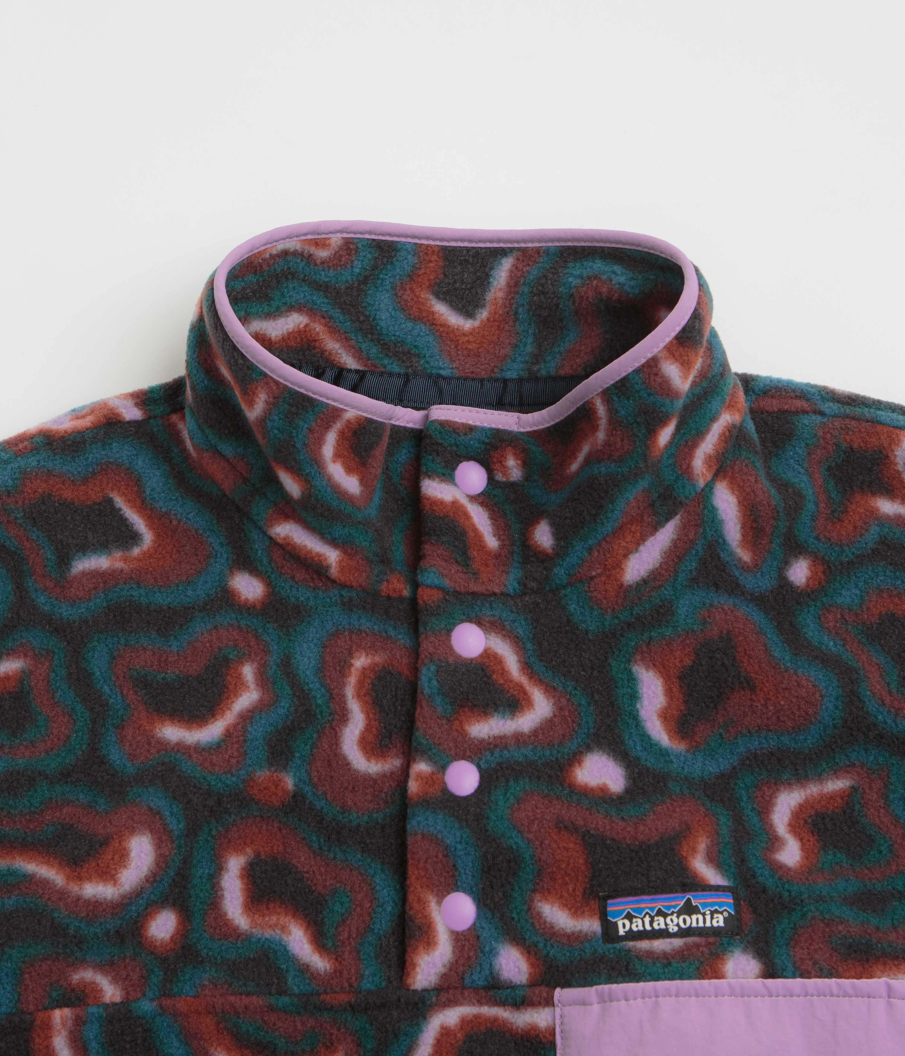 Patagonia Womens Lightweight Synchilla Snap-T Fleece - Soft Spirea: Dried Vanilla Layering Piece Street Vibe