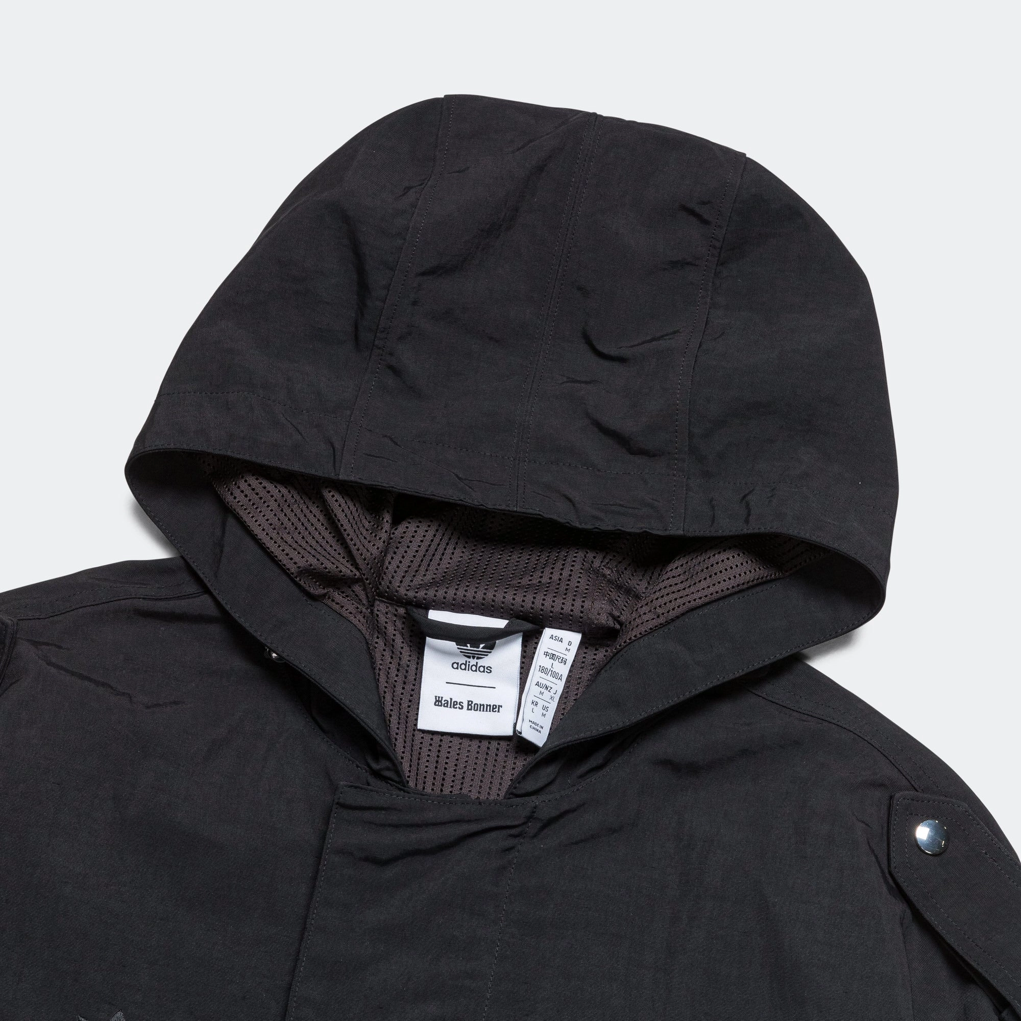 Weekend Vibe Crisp Look Nylon Jacket x Wales Bonner - Black