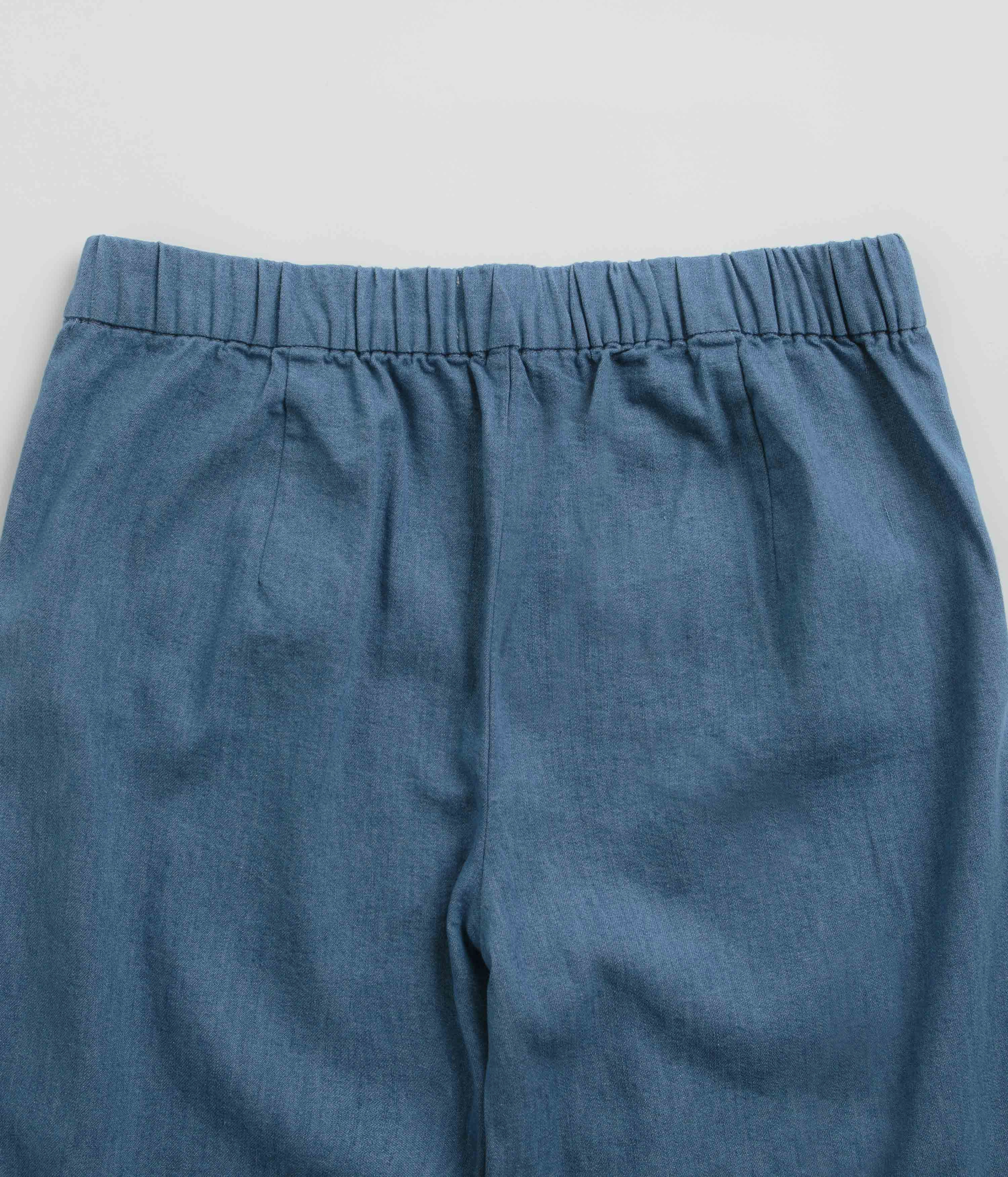 Mollusk Womens Drift Pants - Denim Chambray Basic Look