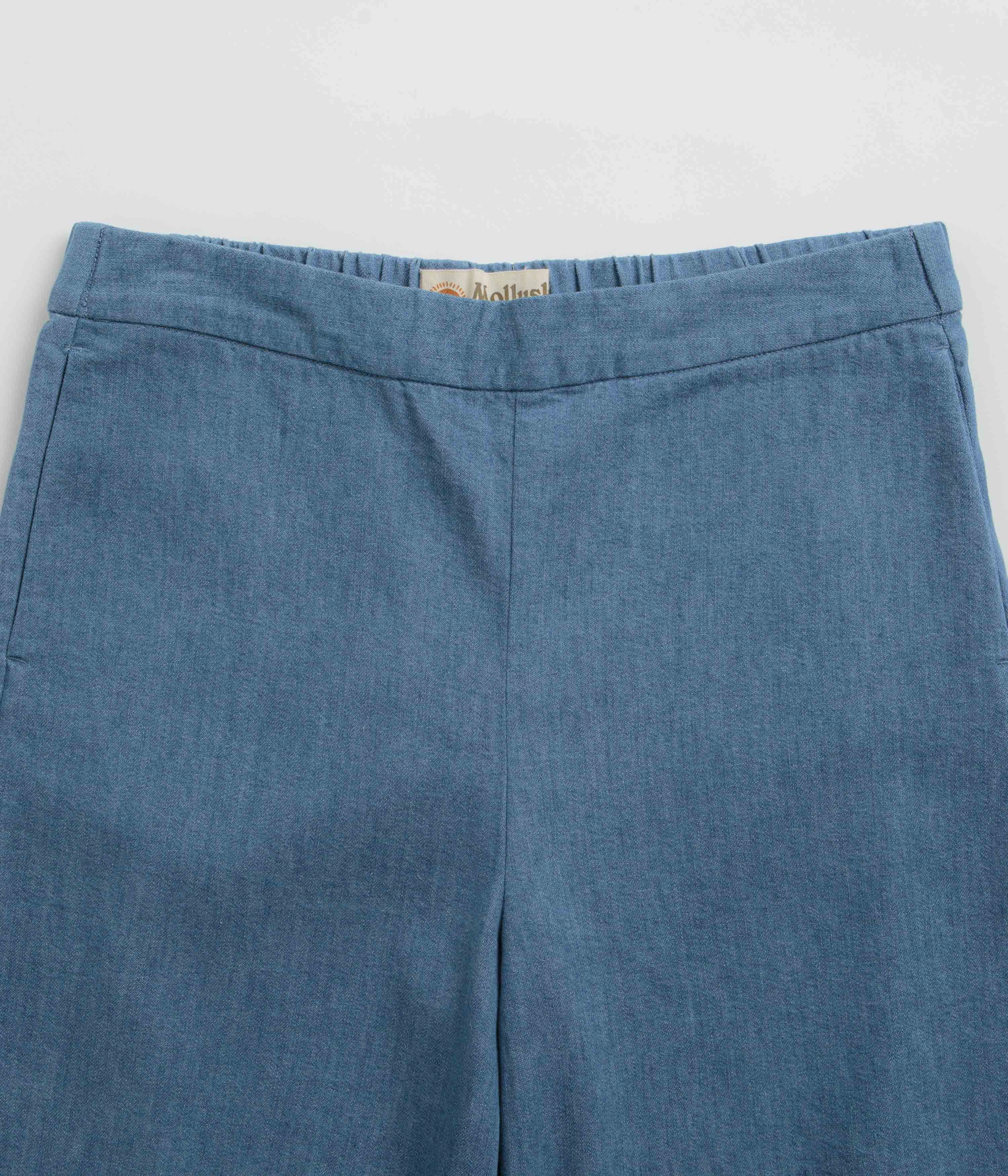 EcoFriendlyBlend Mollusk Womens Drift Pants - Denim Chambray