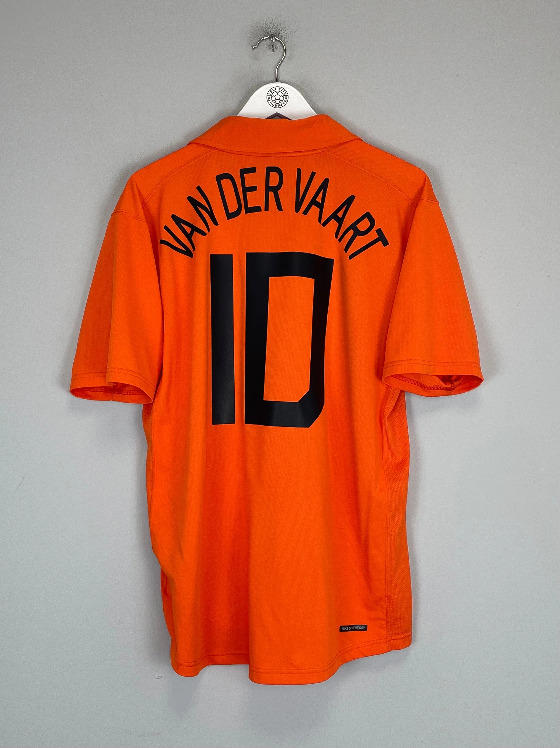 Game Day 2006/08 NETHERLANDS VAN DER VAART #10 HOME SHIRT (L) NIKE