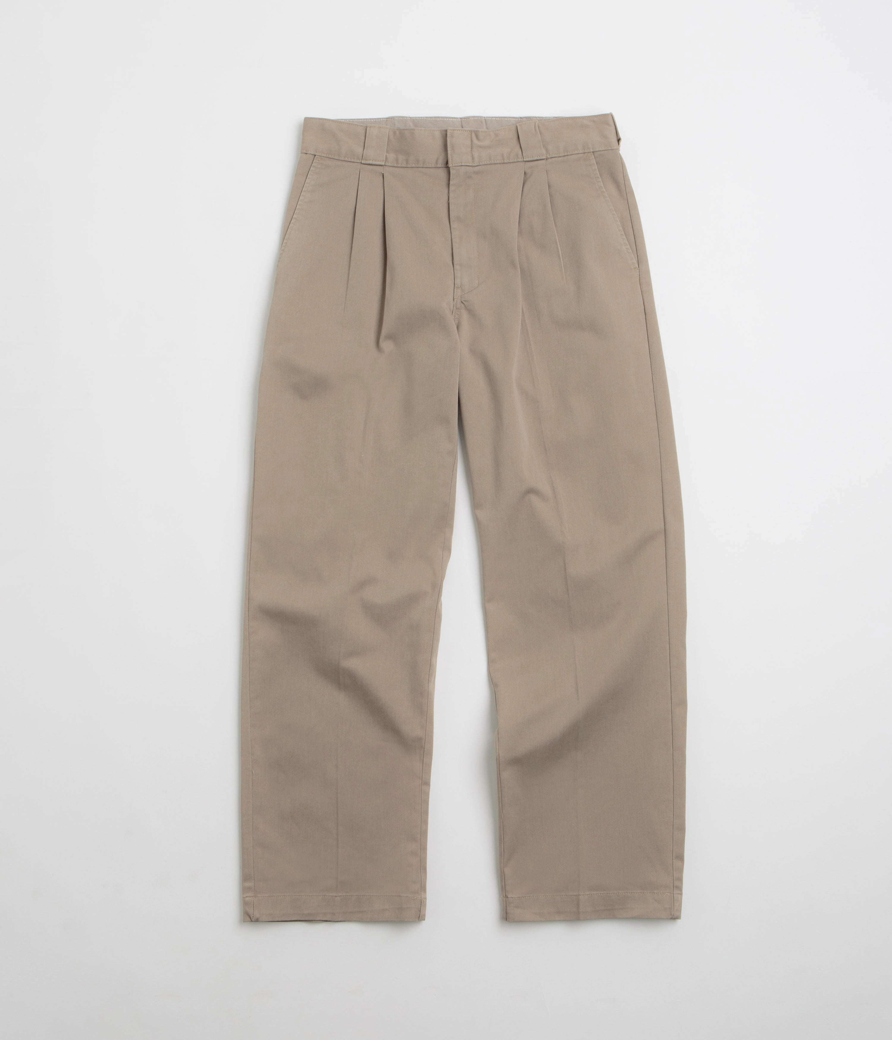 Dickies Unionville Pleated Work Pants - Desert Sand DoubleLayeredKnees
