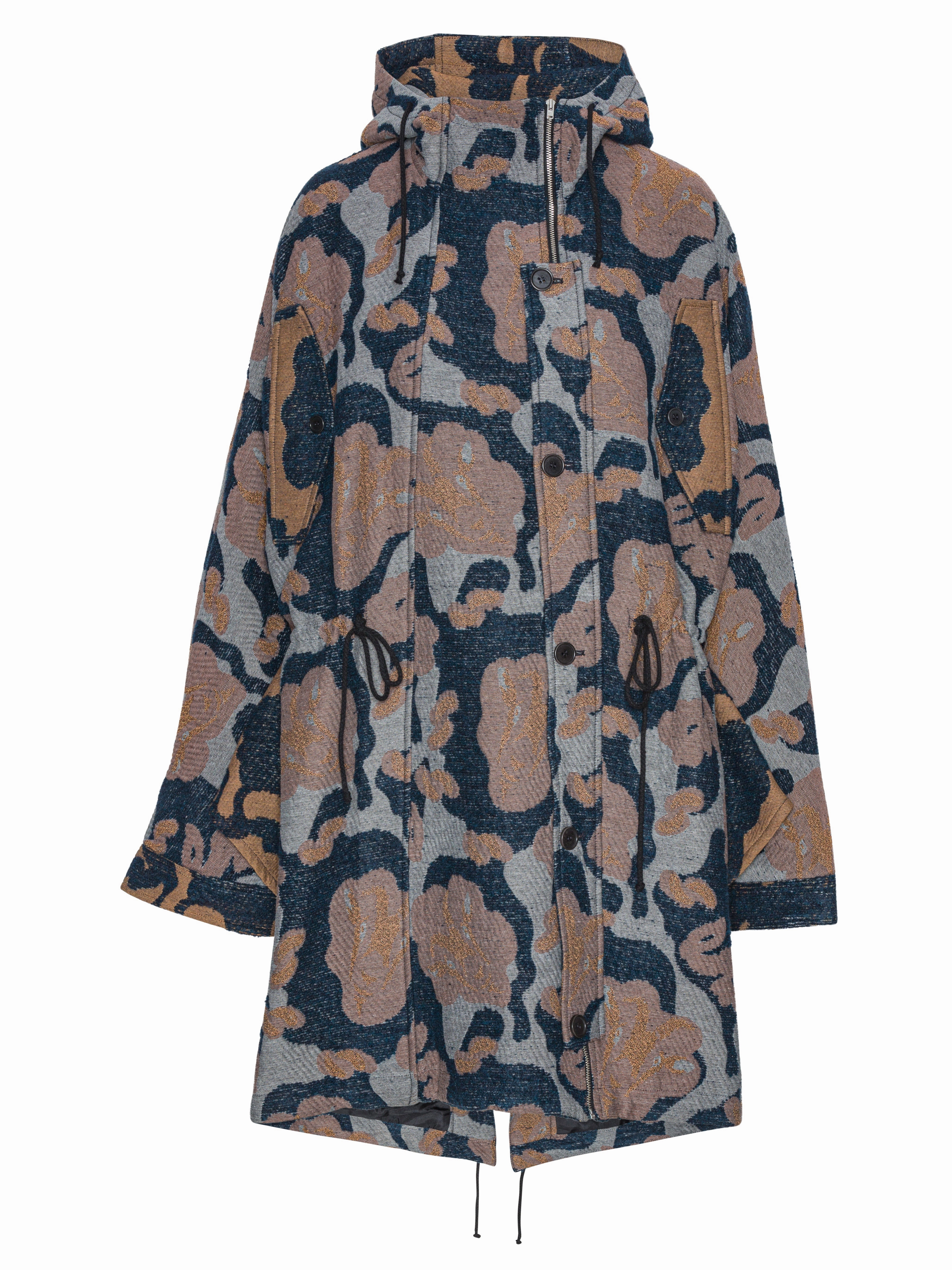 Rain Friendly Strategy Wing Parka - Goat Navy