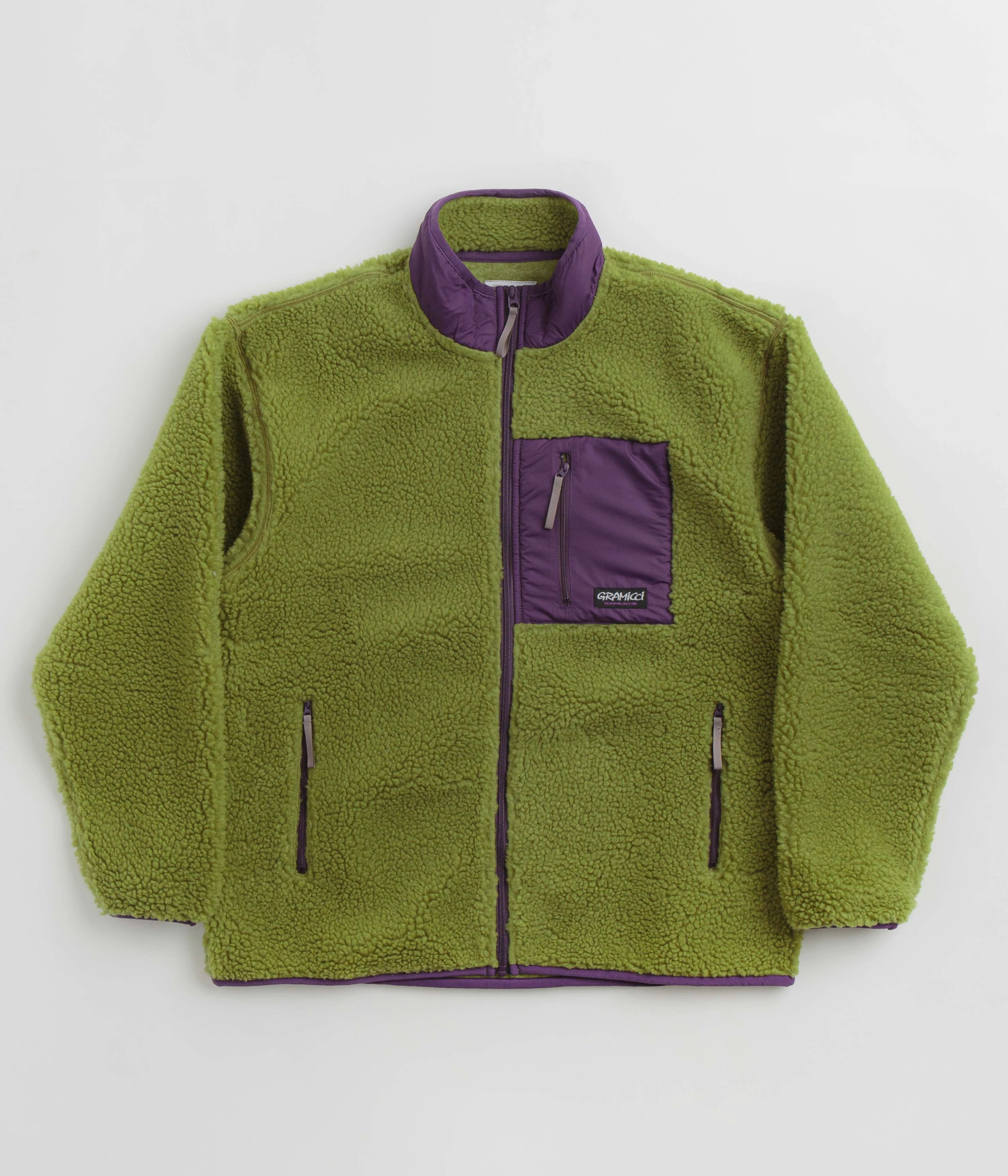 Gramicci Sherpa Jacket - Dusted Lime Timeless Comfort
