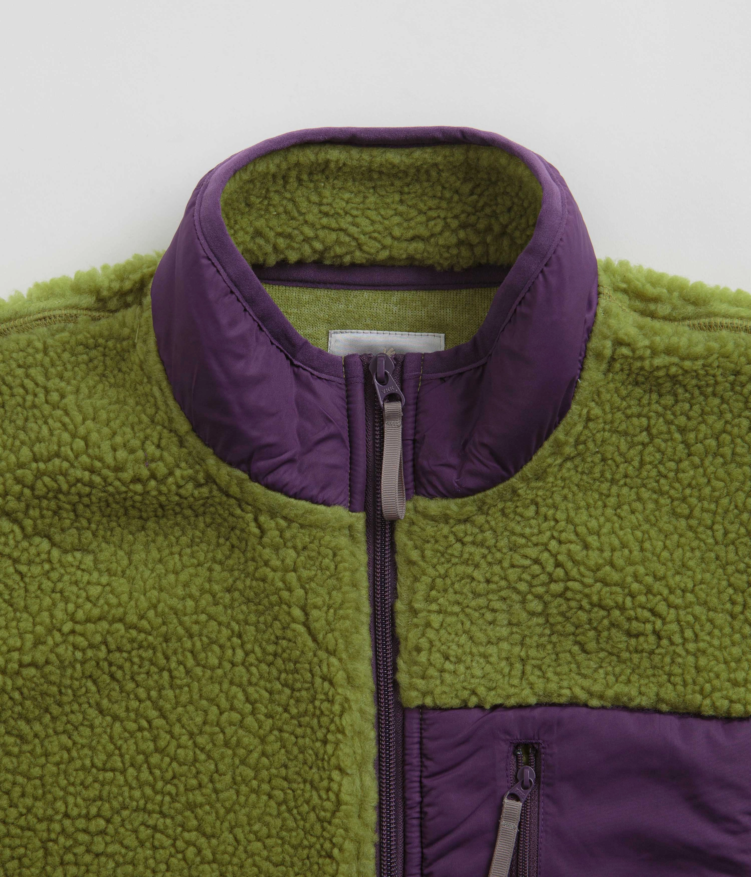 Outdoor Trek Simple Comfort Gramicci Sherpa Jacket - Dusted Lime
