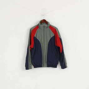 Tactel Men S Jacket Navy Green Nylon Waterproof Retro Full Zipper Sport Top Reflective details Noise Reduced Fabric