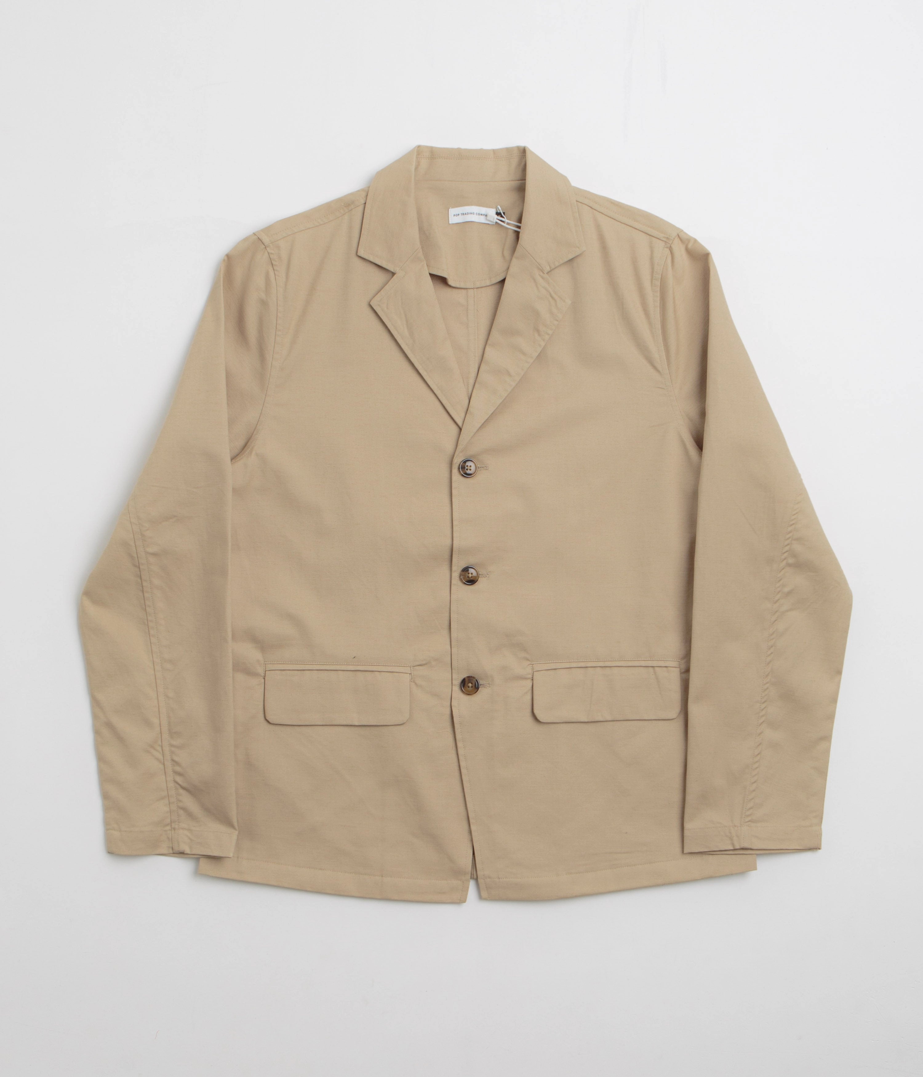 Water-Resistant Layer Pop Trading Company Hewitt Suit Jacket - White Pepper