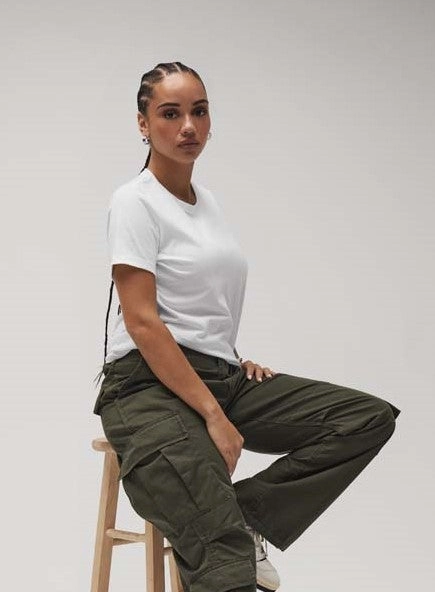 Fashionable Wear Women's Relaxed Fit Jersey Short Sleeve Tee | ATHLETIC HEATHER