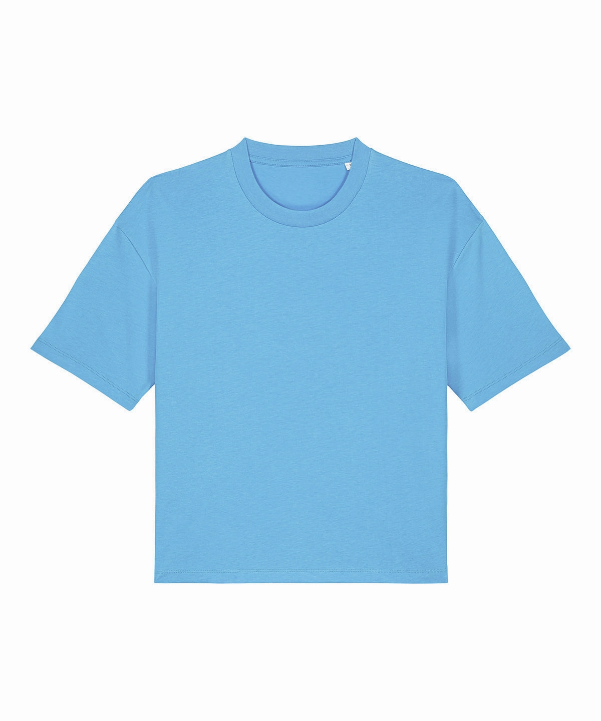 Women??s Stella Nova Boxy T-Shirt | AQUA BLUE LowImpactDye Layered Comfort