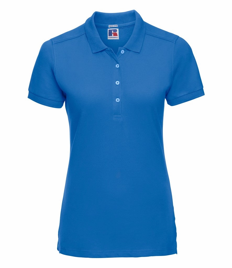 Fashionable Look Essential Wear Women's Stretch Polo | AZURE BLUE