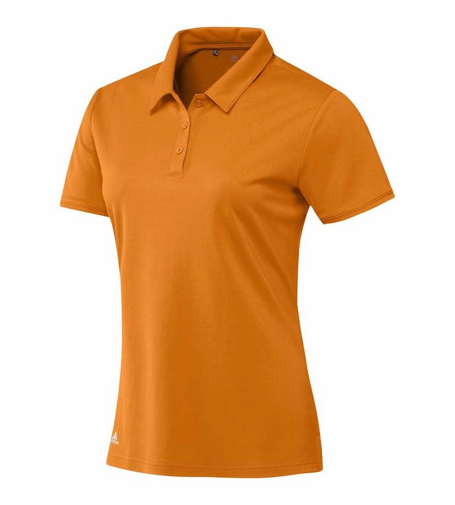 Women's Teamwear Polo | BRIGHT ORANGE Interlock Cotton ButtonDown Collar