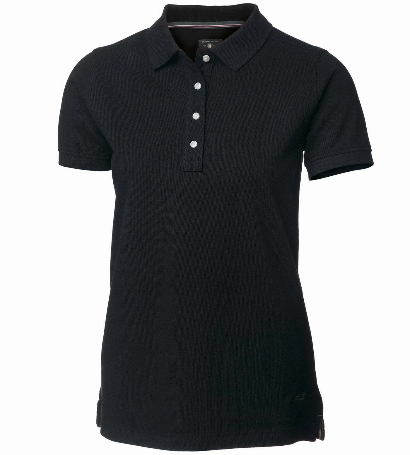 Women's Yale Polo | BLACK Dimensional Stability Weave Business casual