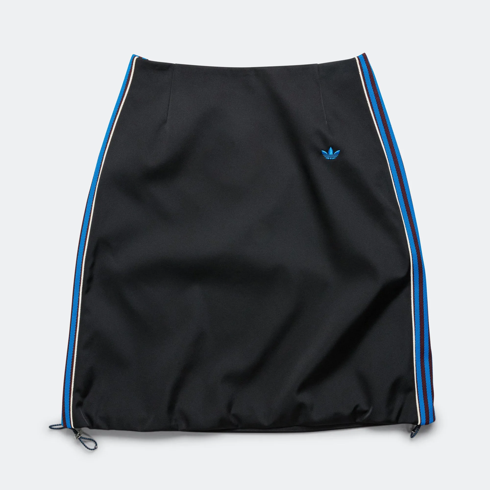 Quick Release Fasteners Womens Satin Skirt x Wales Bonner - Black