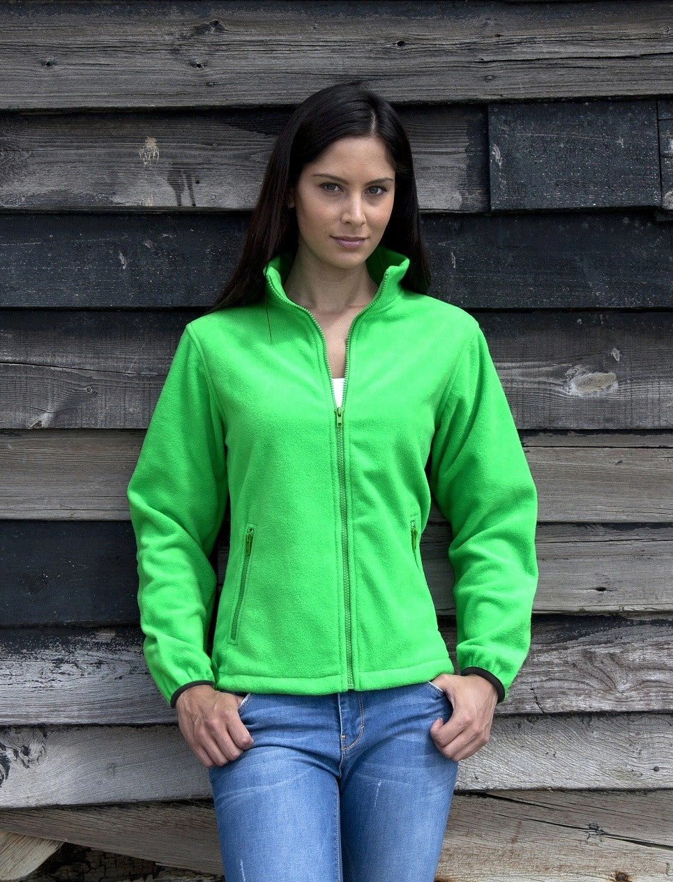 Womens Fashion Fit Outdoor Fleece | BLACK Hang Dry Recommended