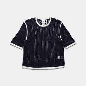 Outdoor Layer Womens Knit Tee x Wales Bonner - Night Navy