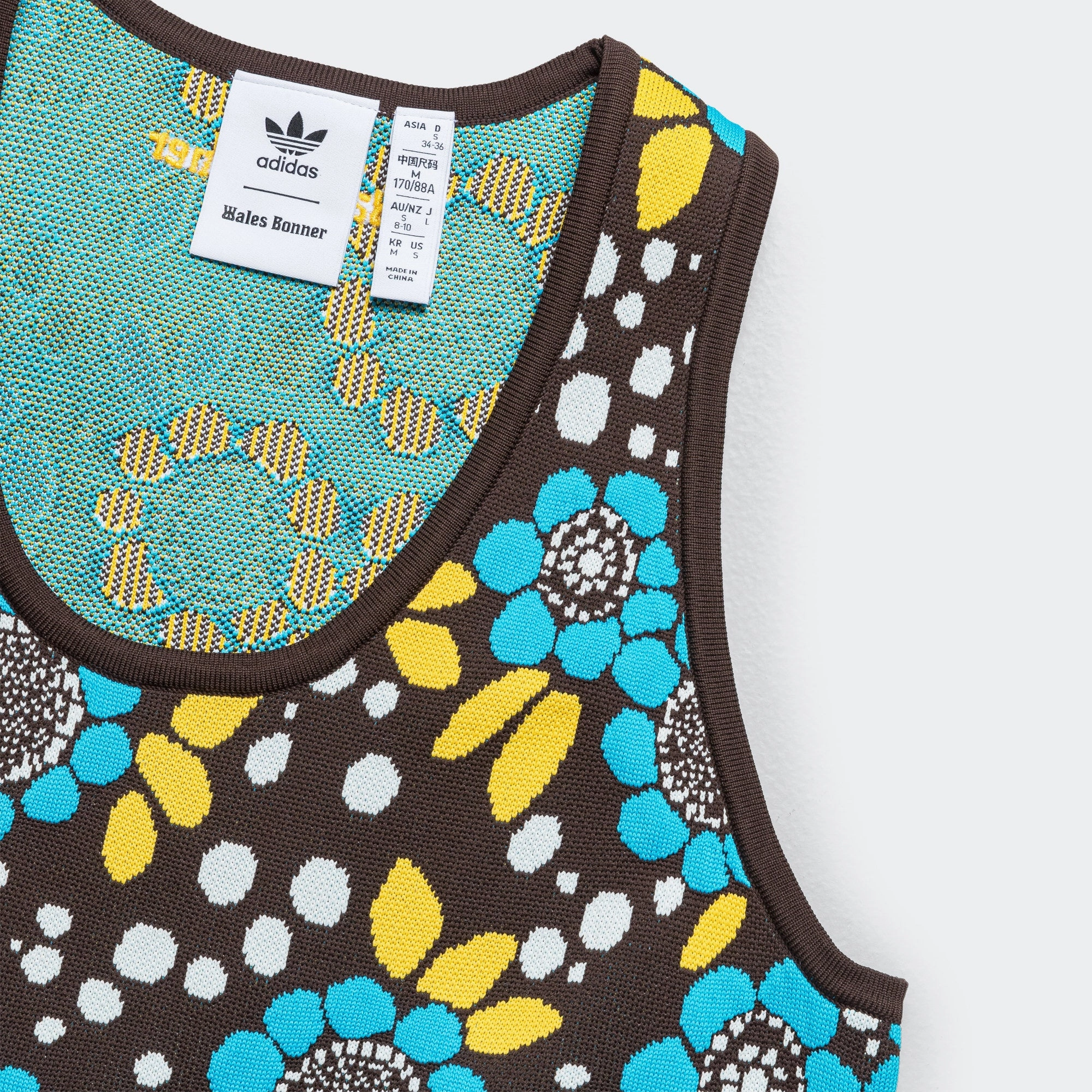 Womens Knit Vest x Wales Bonner - Multi Lightweight Polyester Blend