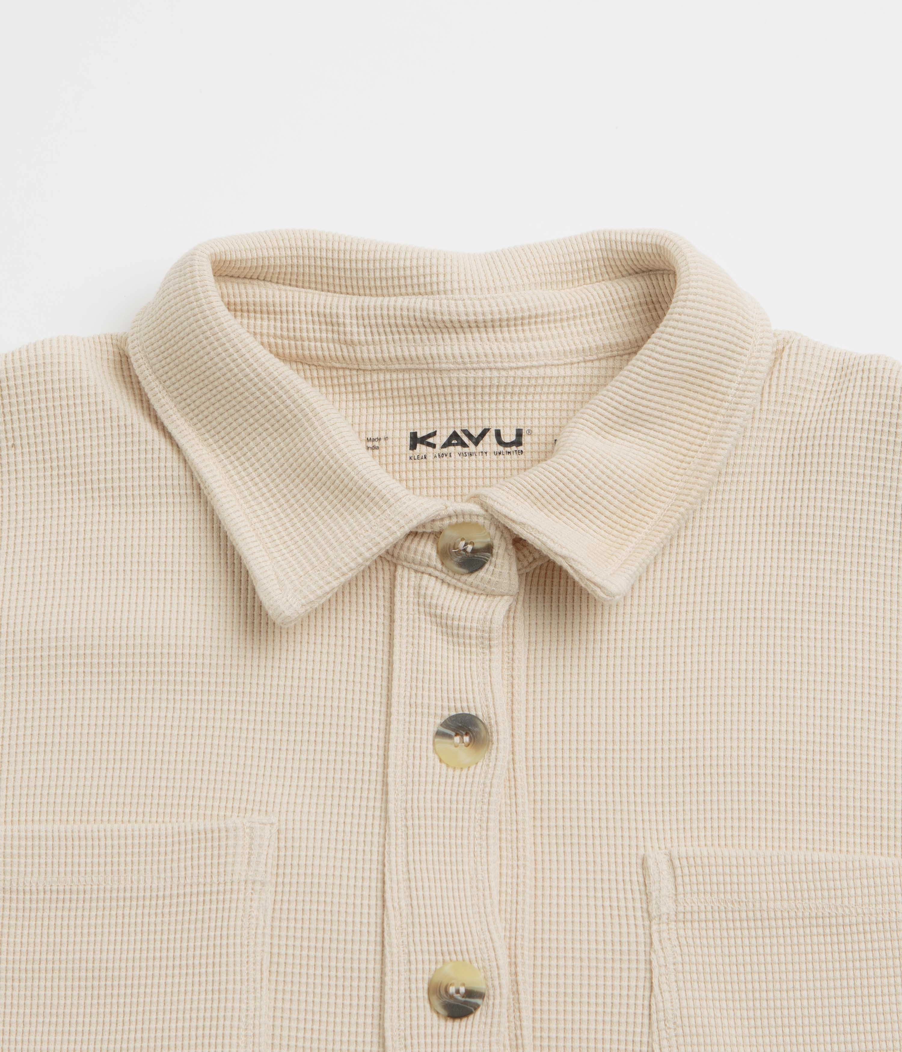 Kavu Womens Brierwood Shirt - Summer Sand Contemporary Look