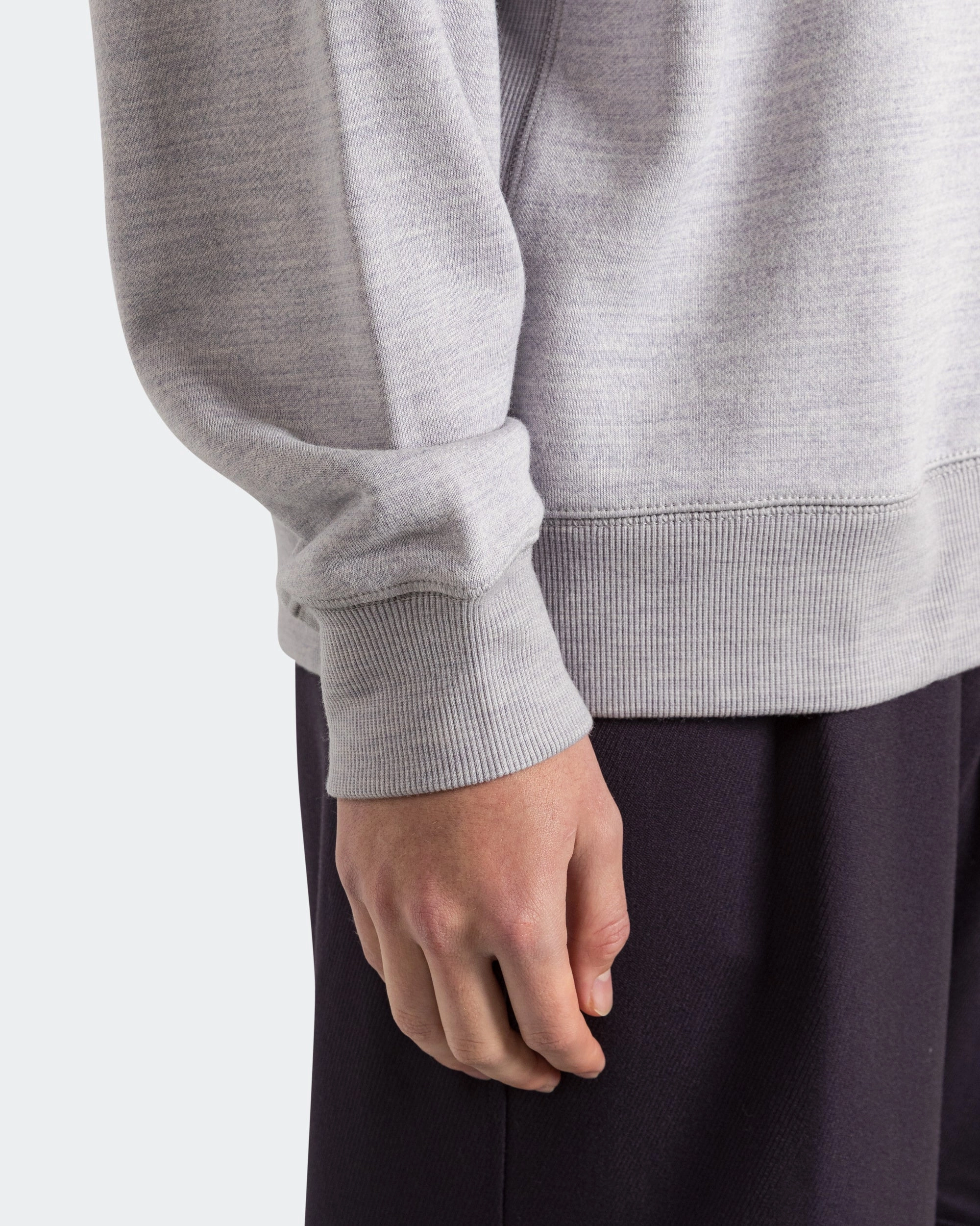 Comfy Wearable Wool Classics Crew - Matte Silver/Heather Grey