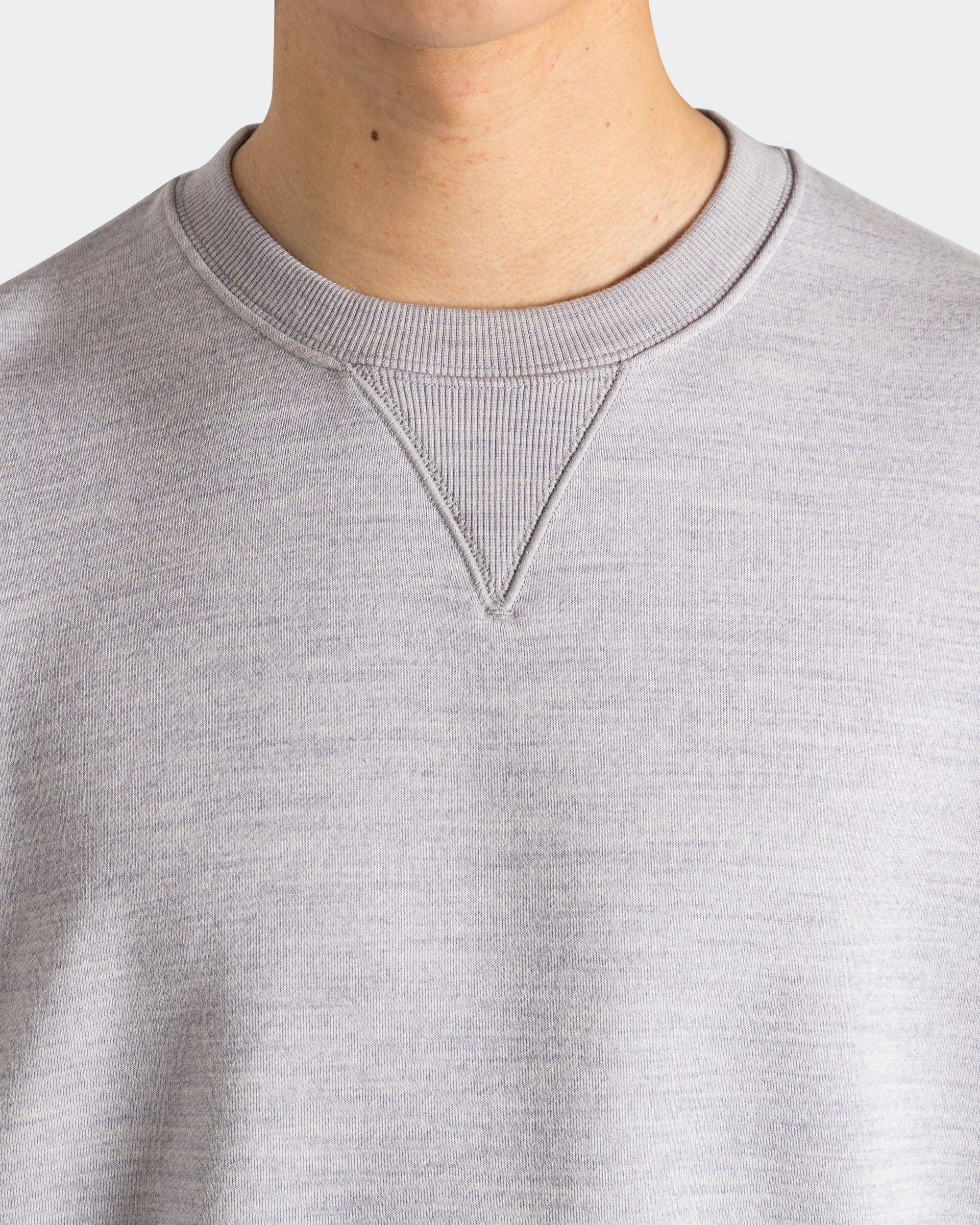 Wool Classics Crew - Matte Silver/Heather Grey product running suitable speed product skiing suitability