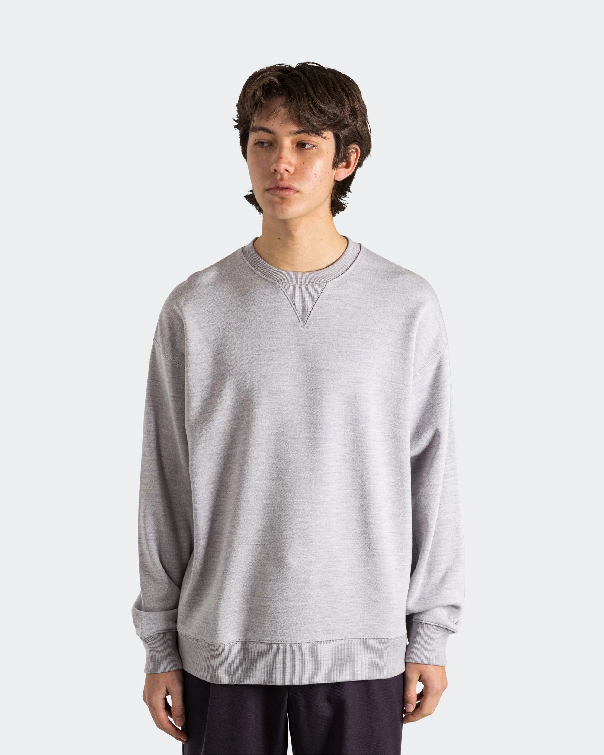 Trendy Outfit Wool Classics Crew - Matte Silver/Heather Grey