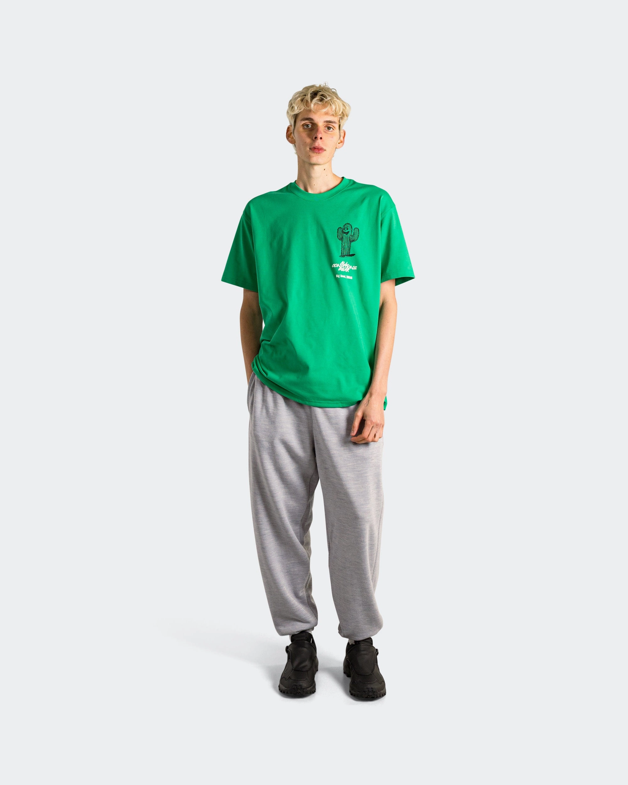 Laser cut Soft Texture Wool Classics Fleece Pant - Matte Silver