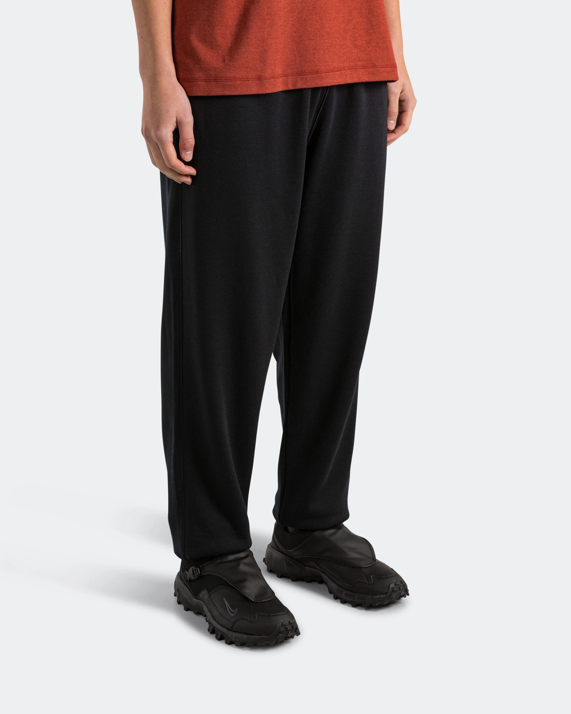 Wool Classics Fleece Pant Open Hem - Black City Ready Stretch Comfort