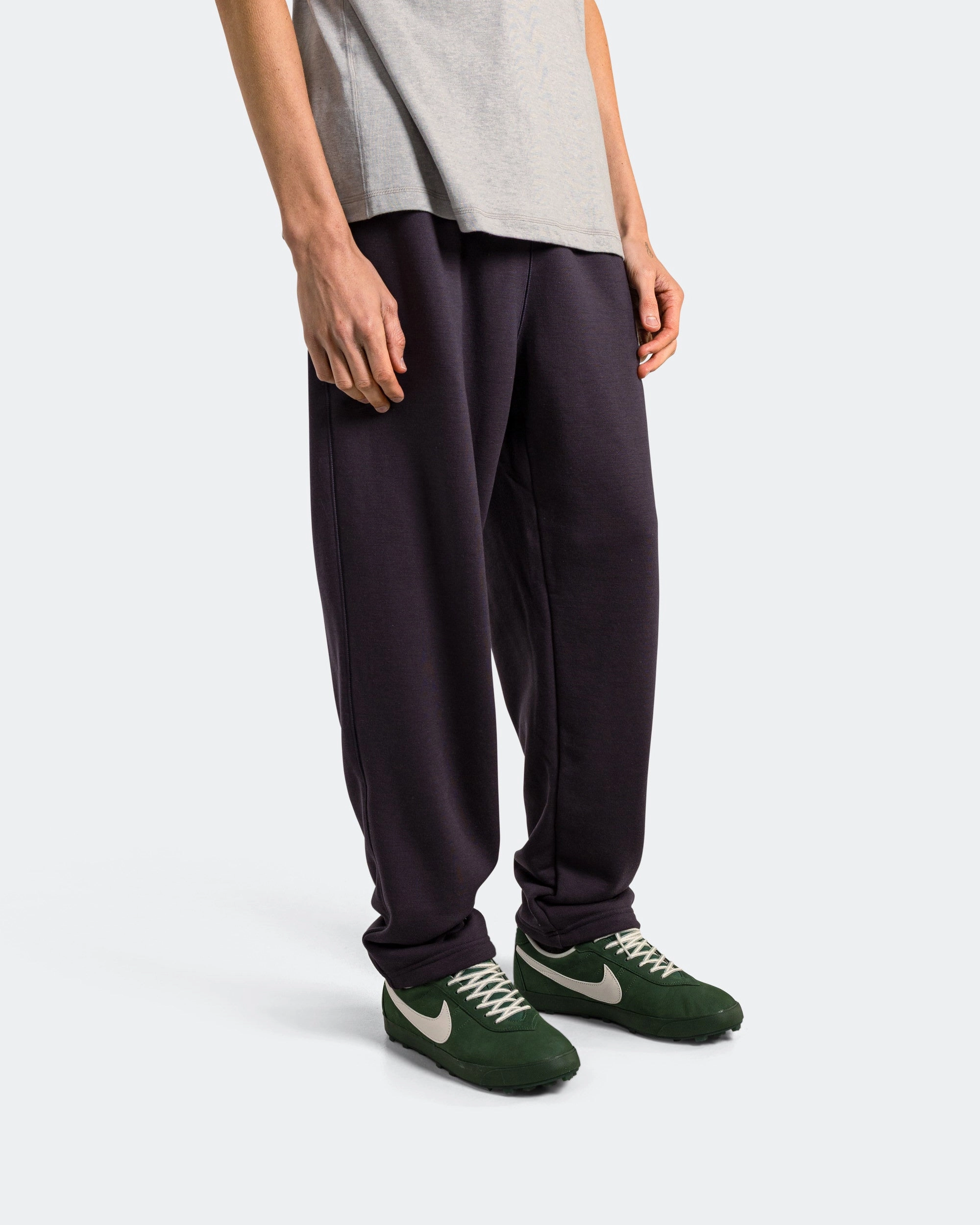 Anti Friction Lining Wool Classics Fleece Pant Open Hem - Cave Purple