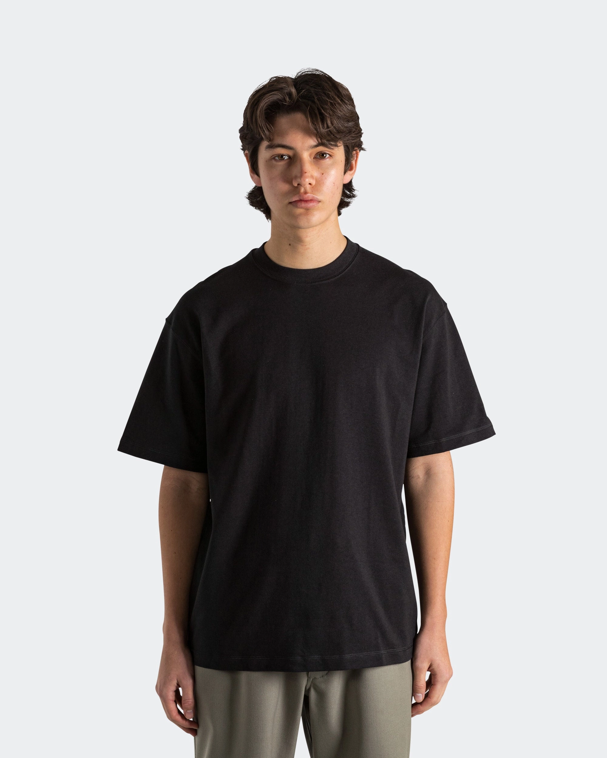 Wool Classics SS Tee - Black Cozy Essentials All-Season Comfort Wear