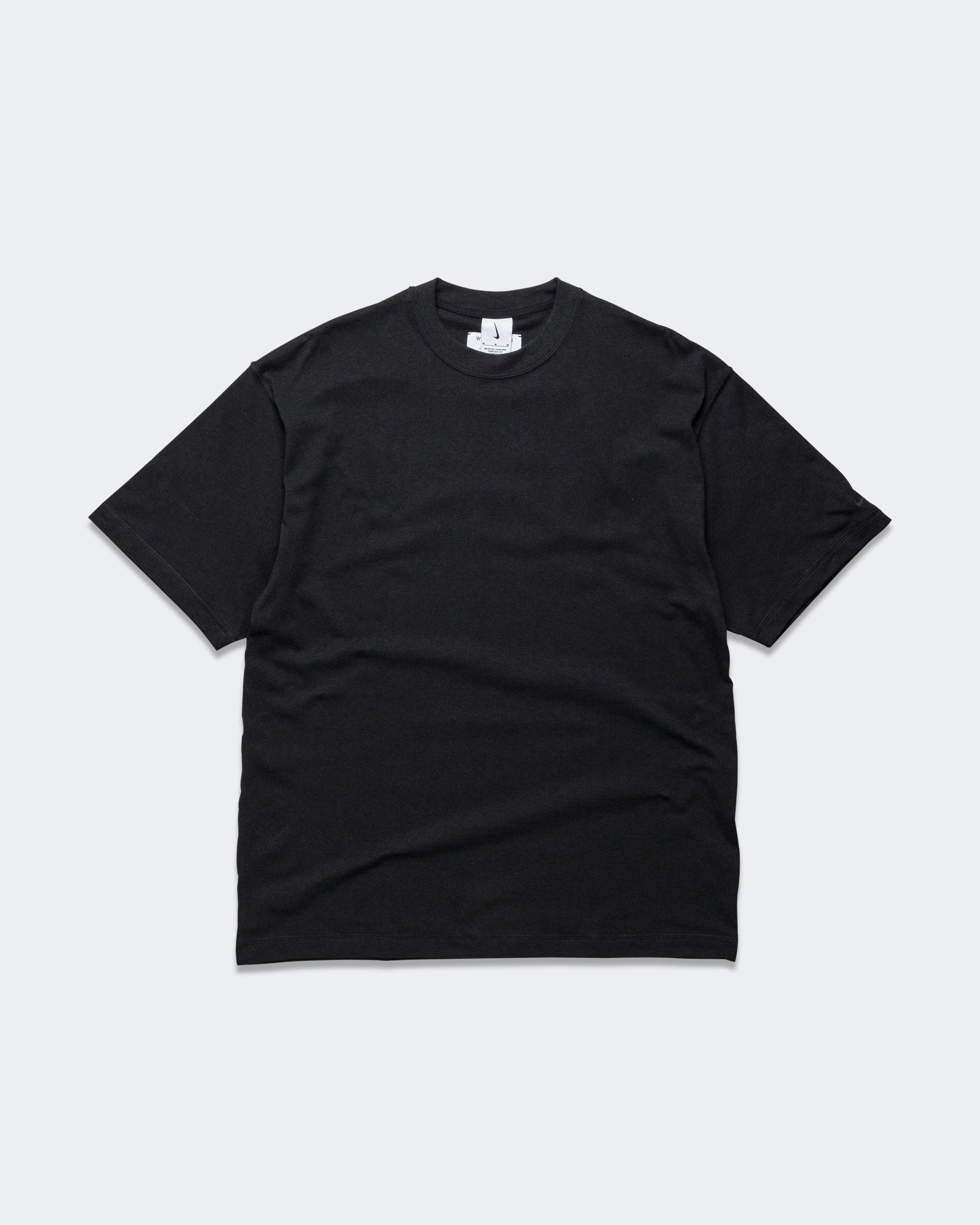 Wool Classics SS Tee - Black Comfort Fit Cold Wash Optimized