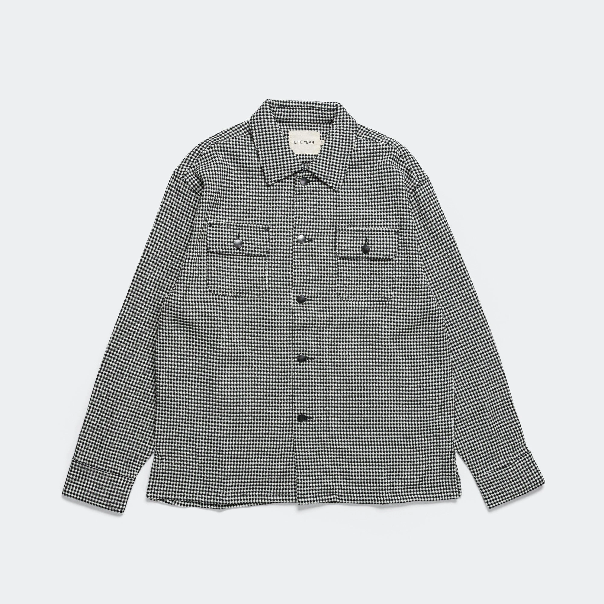 360?? Visibility Solid Color Work Jacket - White/Black Honeycomb