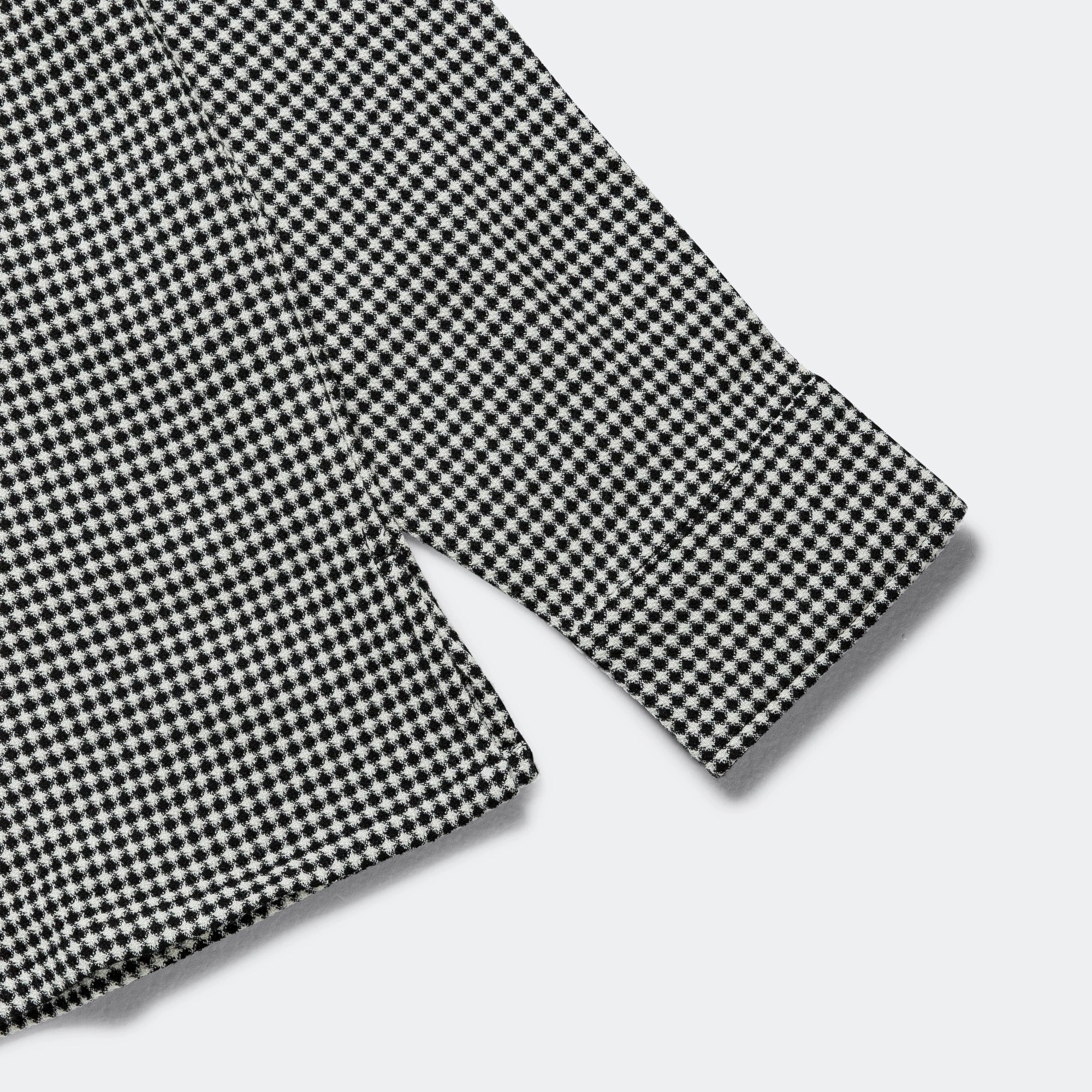 Work Jacket - White/Black Honeycomb Hypoallergenic fabric