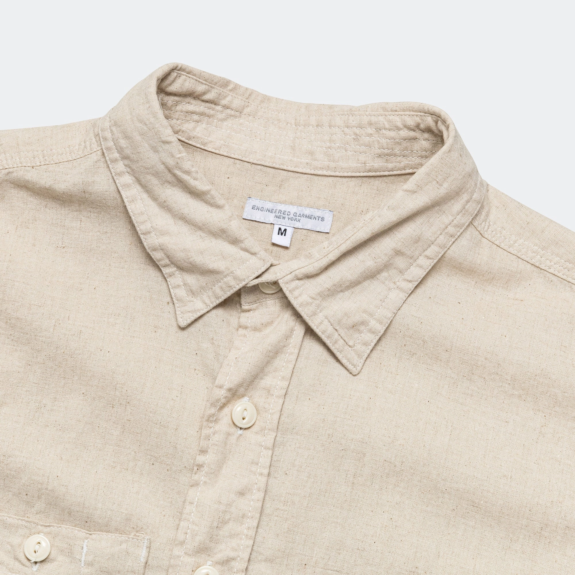 Luxurious Feel Work Shirt - Natural CL Sheeting