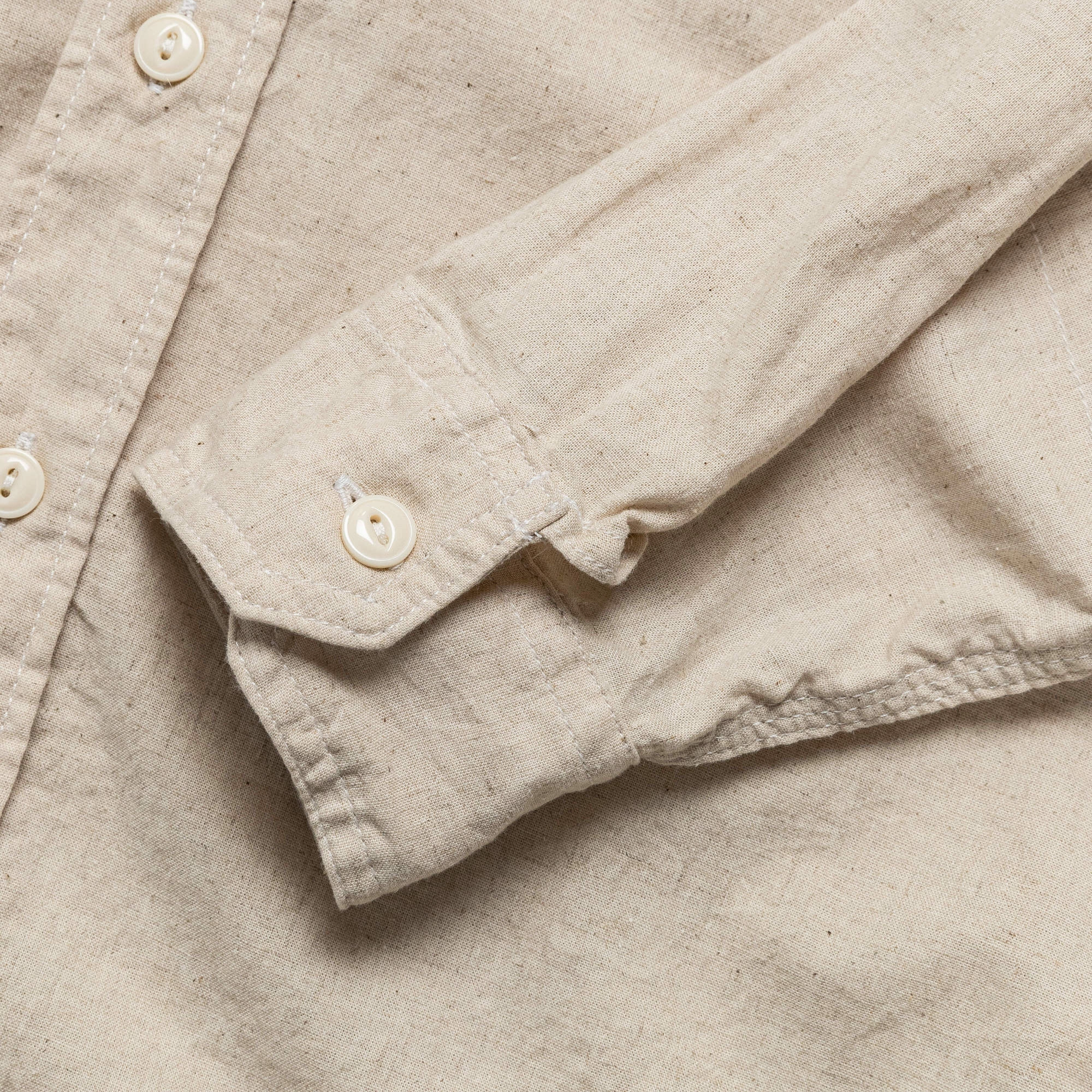Eco Friendly Dye Work Shirt - Natural CL Sheeting