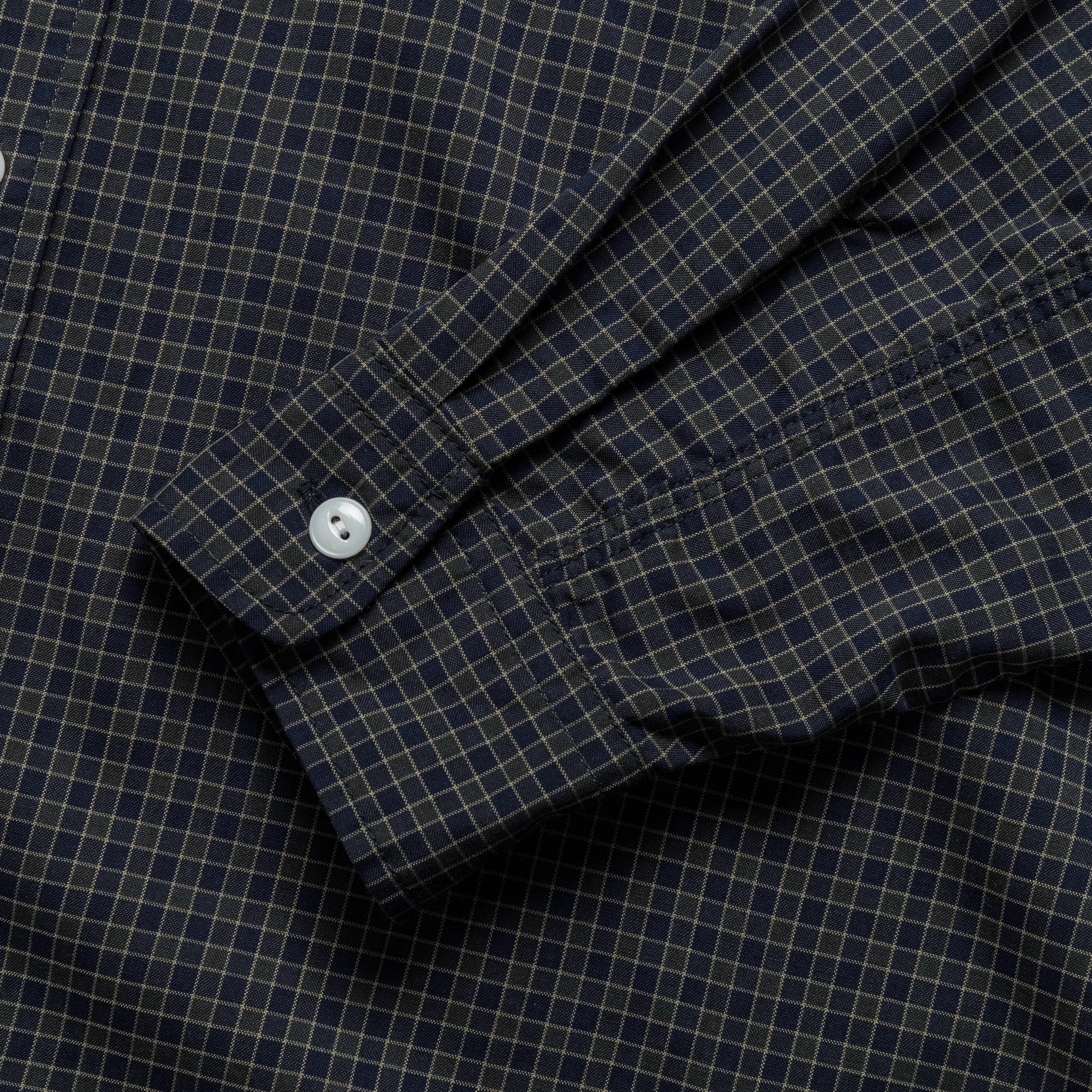 Party Ready Designer Touch WORK Wool Plaid Shirt - Green