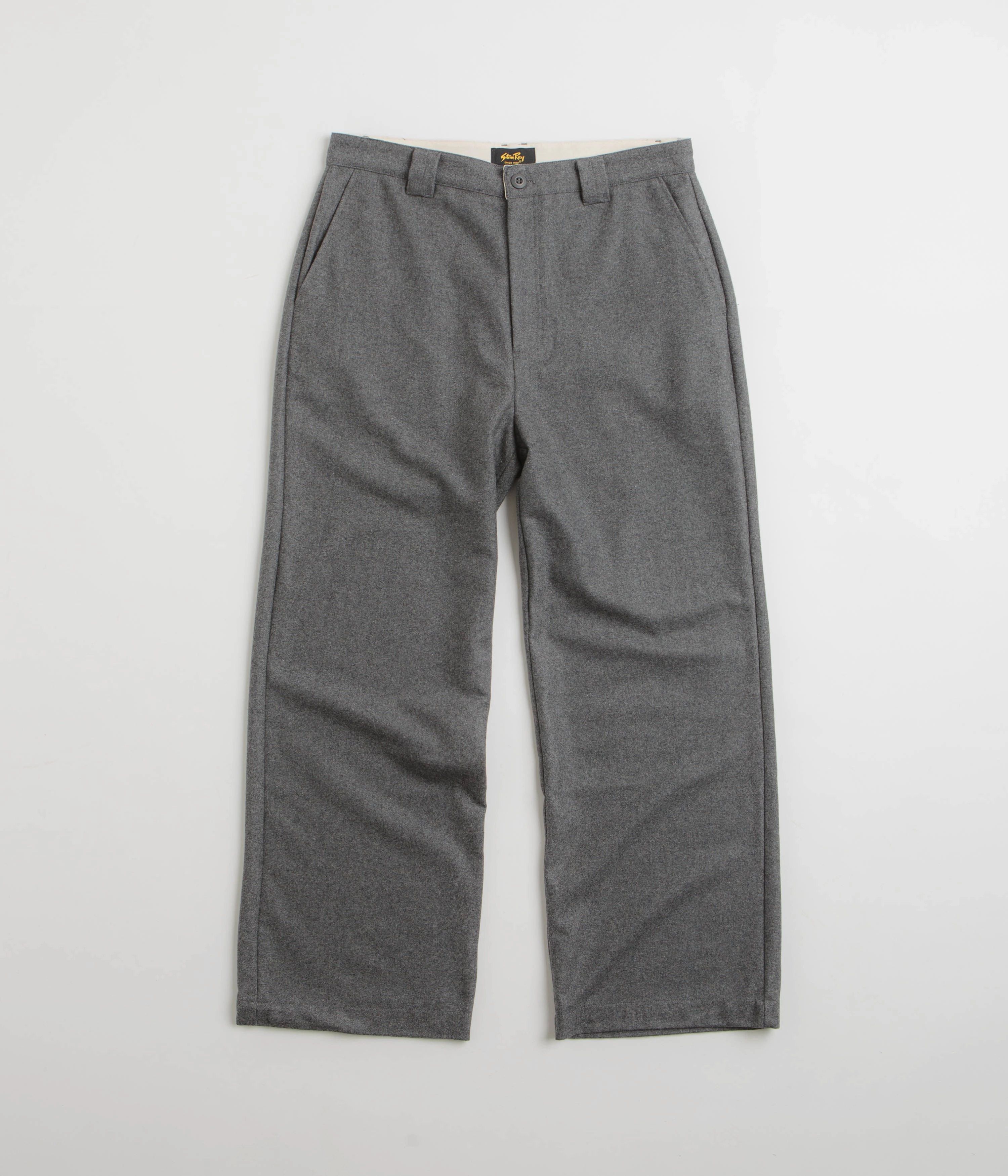 Stan Ray A Pants - Charcoal Wool Fashion Staple