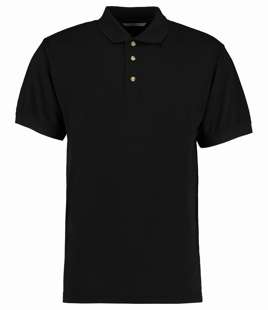 Durable Double Stitching Workwear Polo Superwash | BLACK