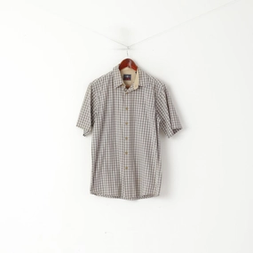 Abrasion Resistant Edging Abrasion resistant Wrangler Men S Casual Shirt Gray Cotton Vintage Checkered Western Top