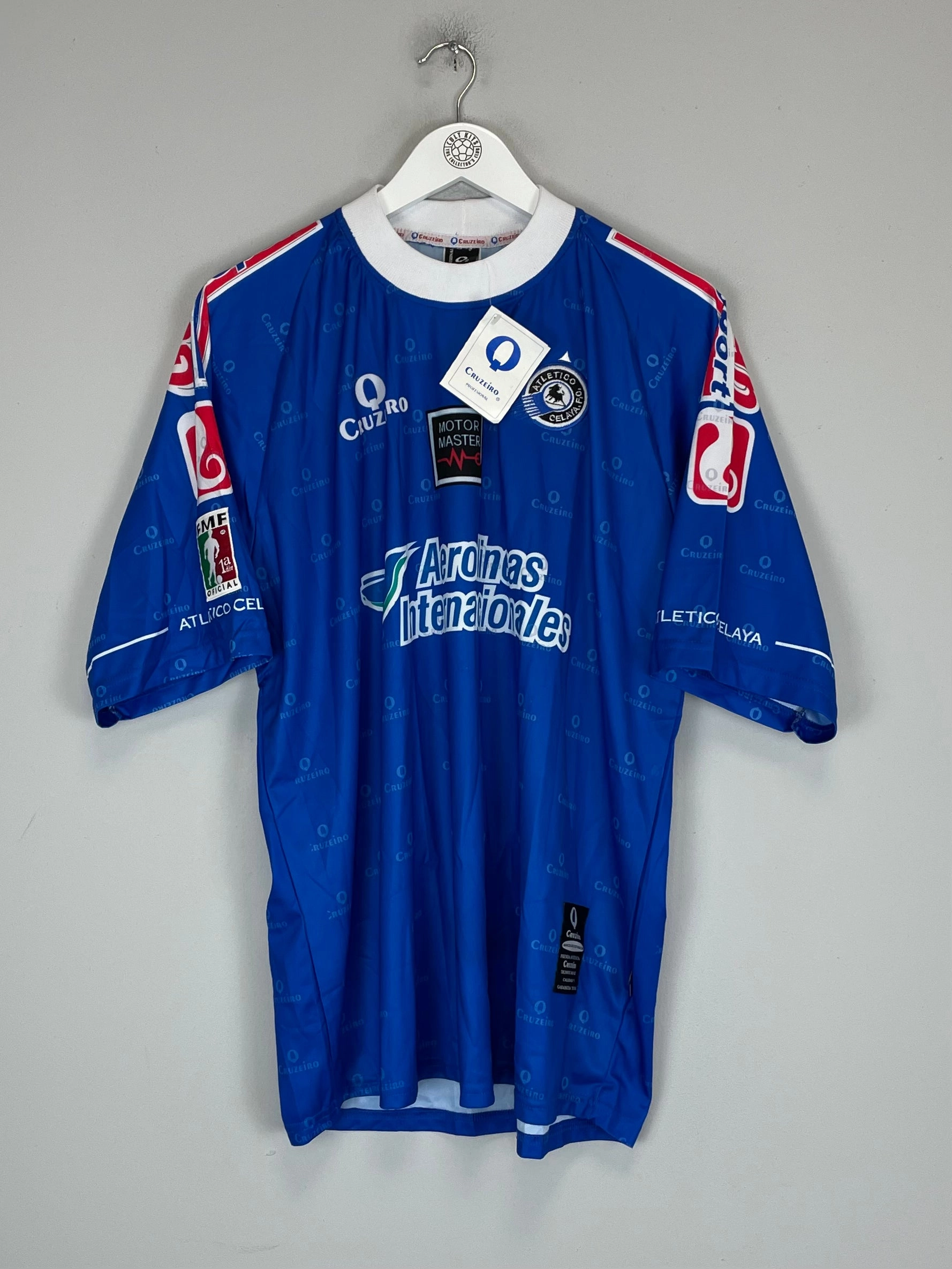 Casual Movement Slub Textured Surface 2002/03 ATLETICO CELAYA *BNWT* TRAINING SHIRT (L) CRUZEIRO