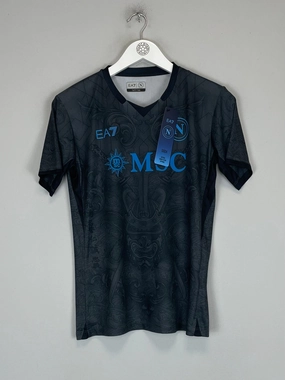 Outdoor Wear Mesh Panel Ventilation 2024/25 Napoli *BNWT* Authentic Third Shirt (Kids - Multiple Sizes) EA7