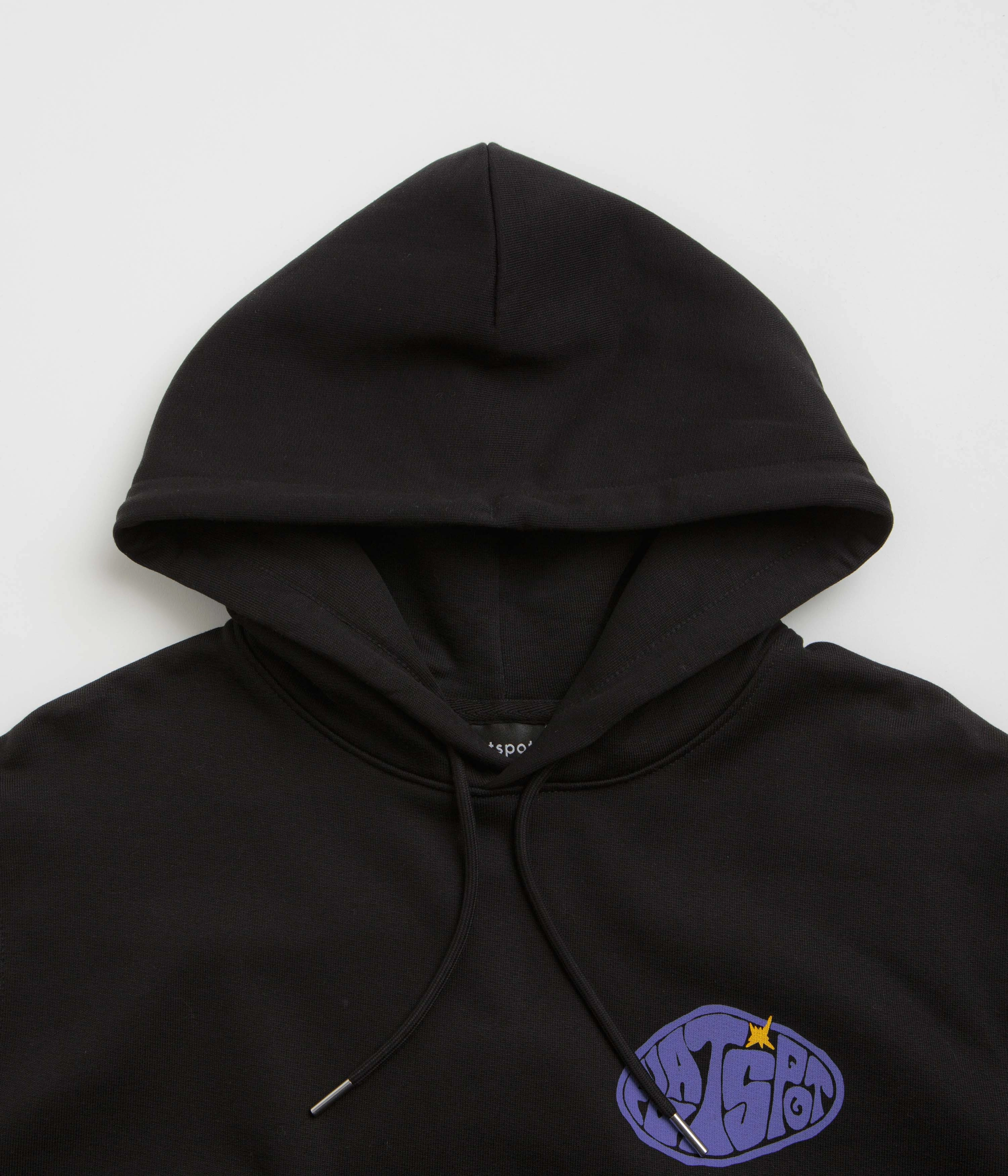 flatspot Hole Hoodie - Black winter clothing Non Restrictive Cut