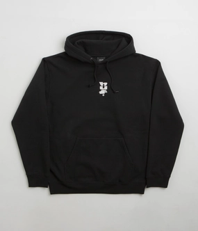 HUF Set Megablast Hoodie - Black Stretch Knit Technology
