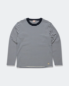 Feminine Fit Heritage Mariniere LS T-Shirt - Marine Deep/Milk