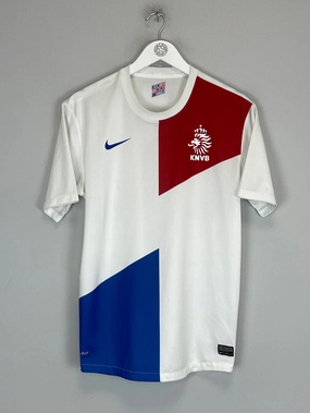 Casual Movement Flex Ribbed Cuffs 2013/14 NETHERLANDS AWAY SHIRT (M) NIKE