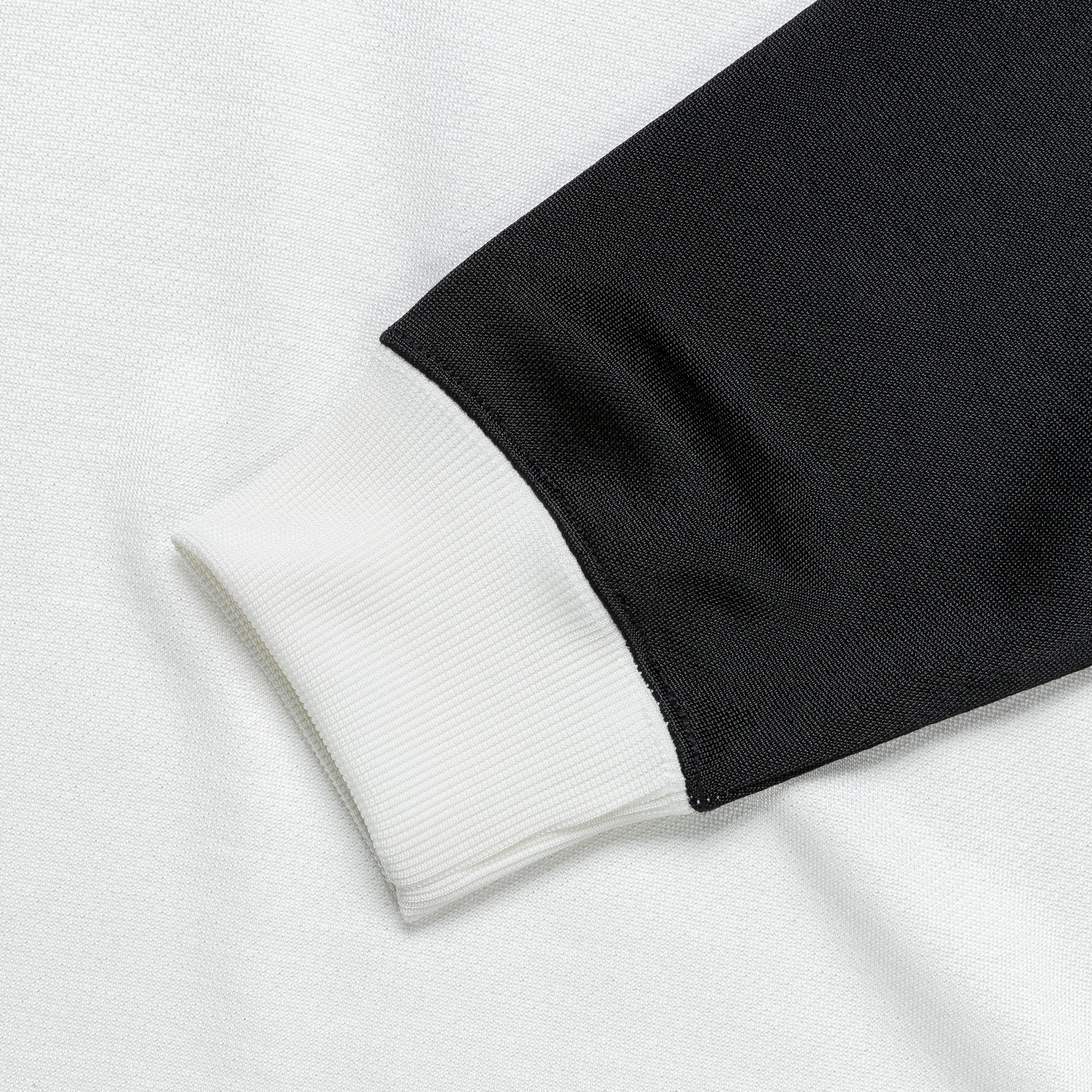 Picnic Outfit Pullover L/S Polo - Off White/Black